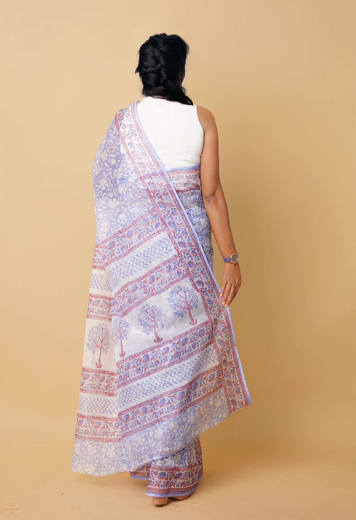 Chanderi Benarasi Weaved Jaal Meenakari Indian Saree. Fall, Pico Included -  Etsy