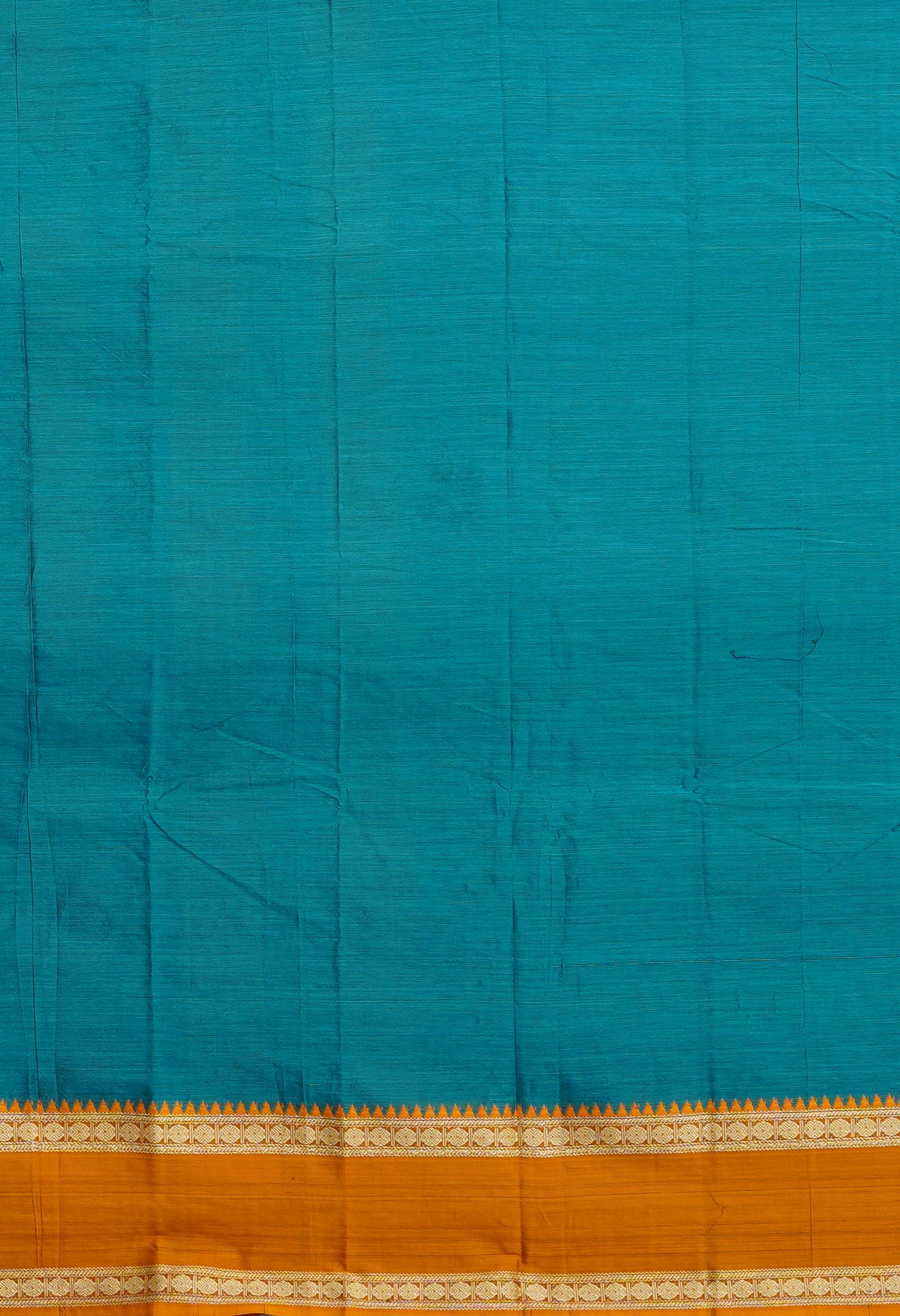 Blue Pure Handloom Narayani Cotton Saree-UNM78244