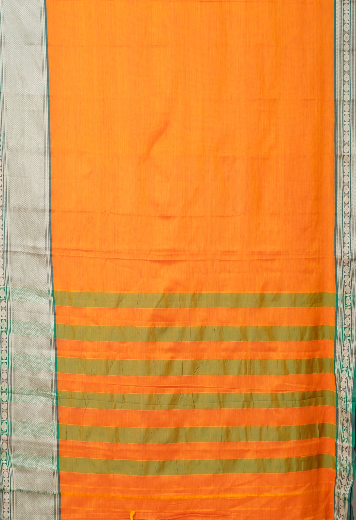 Yellow Pure Handloom Narayani Cotton Saree-UNM78247