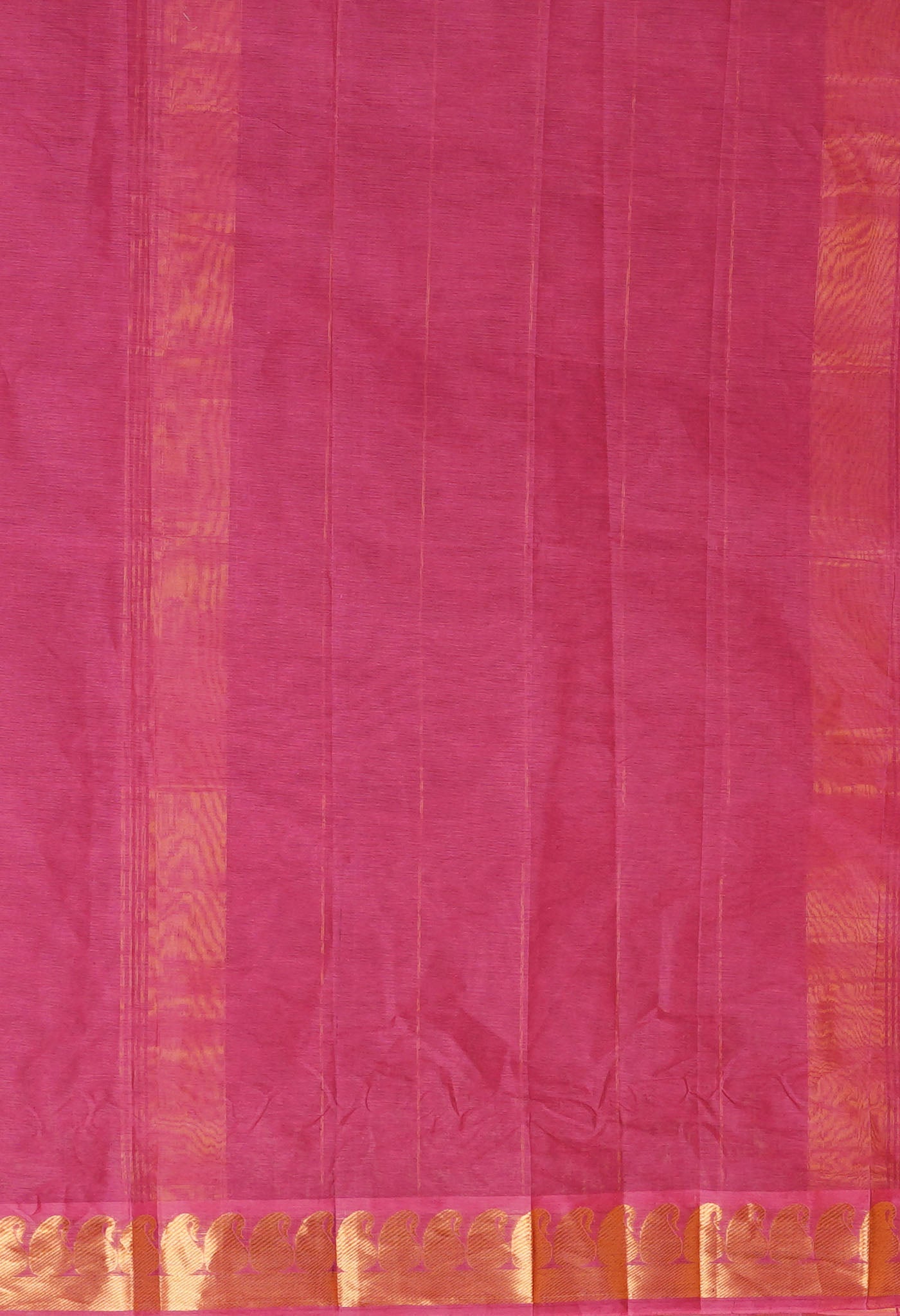 Pink Pure Handloom Gadwal Superfine Cotton Saree