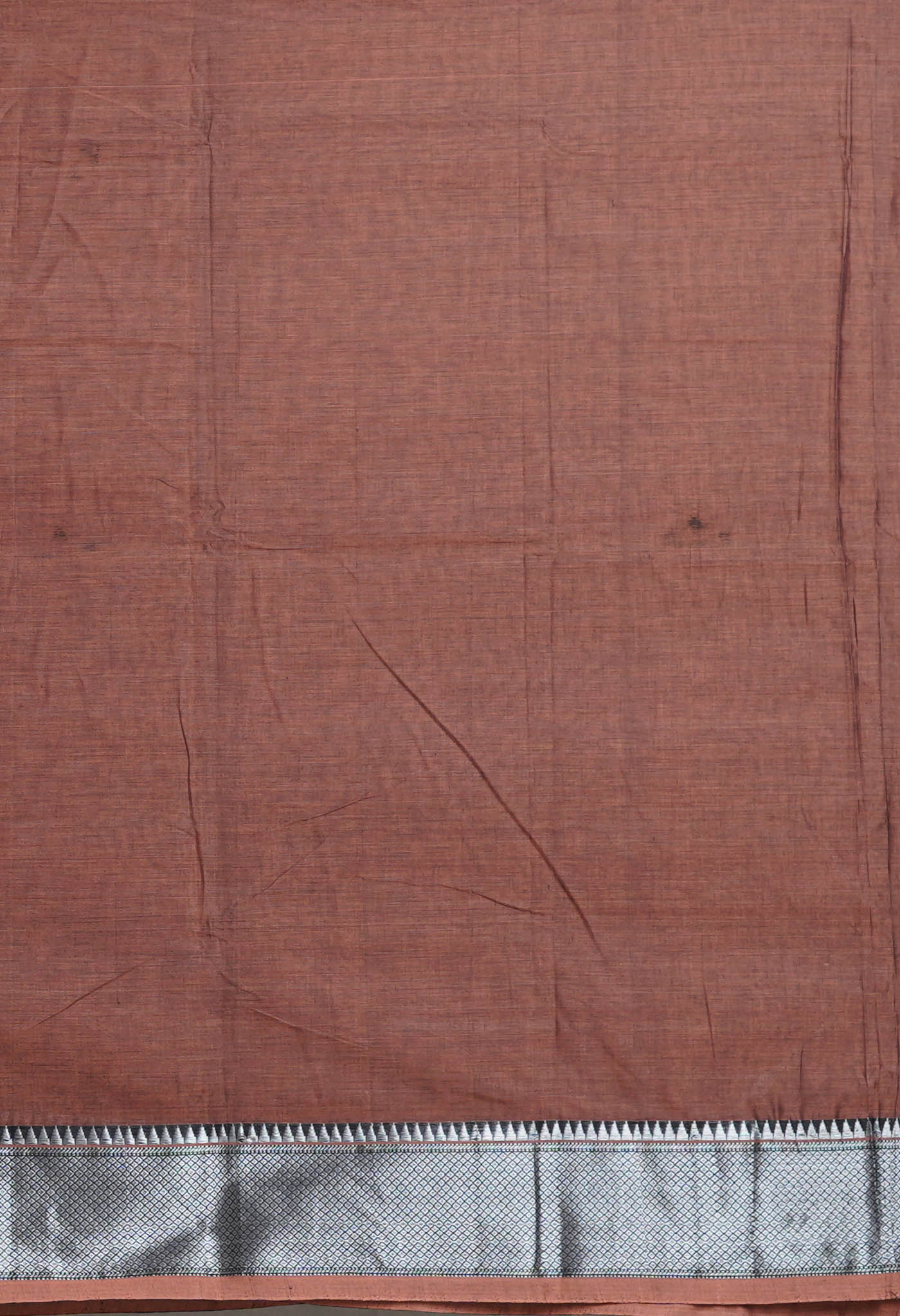 Brown Pure Handloom Narayani Cotton Saree-UNM78392