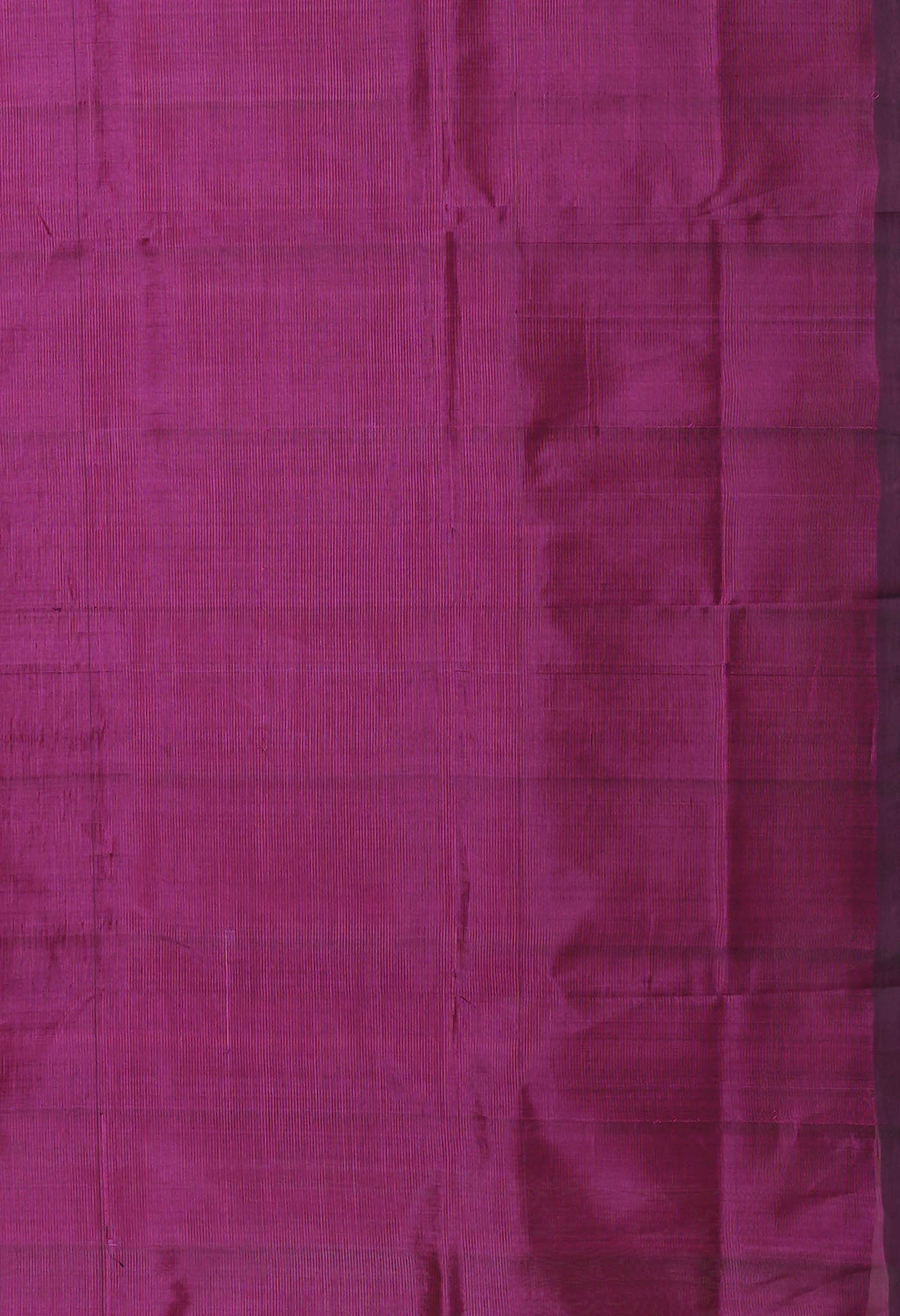 Dark Purple Pure  Plain Mangalgiri Soft Silk Saree