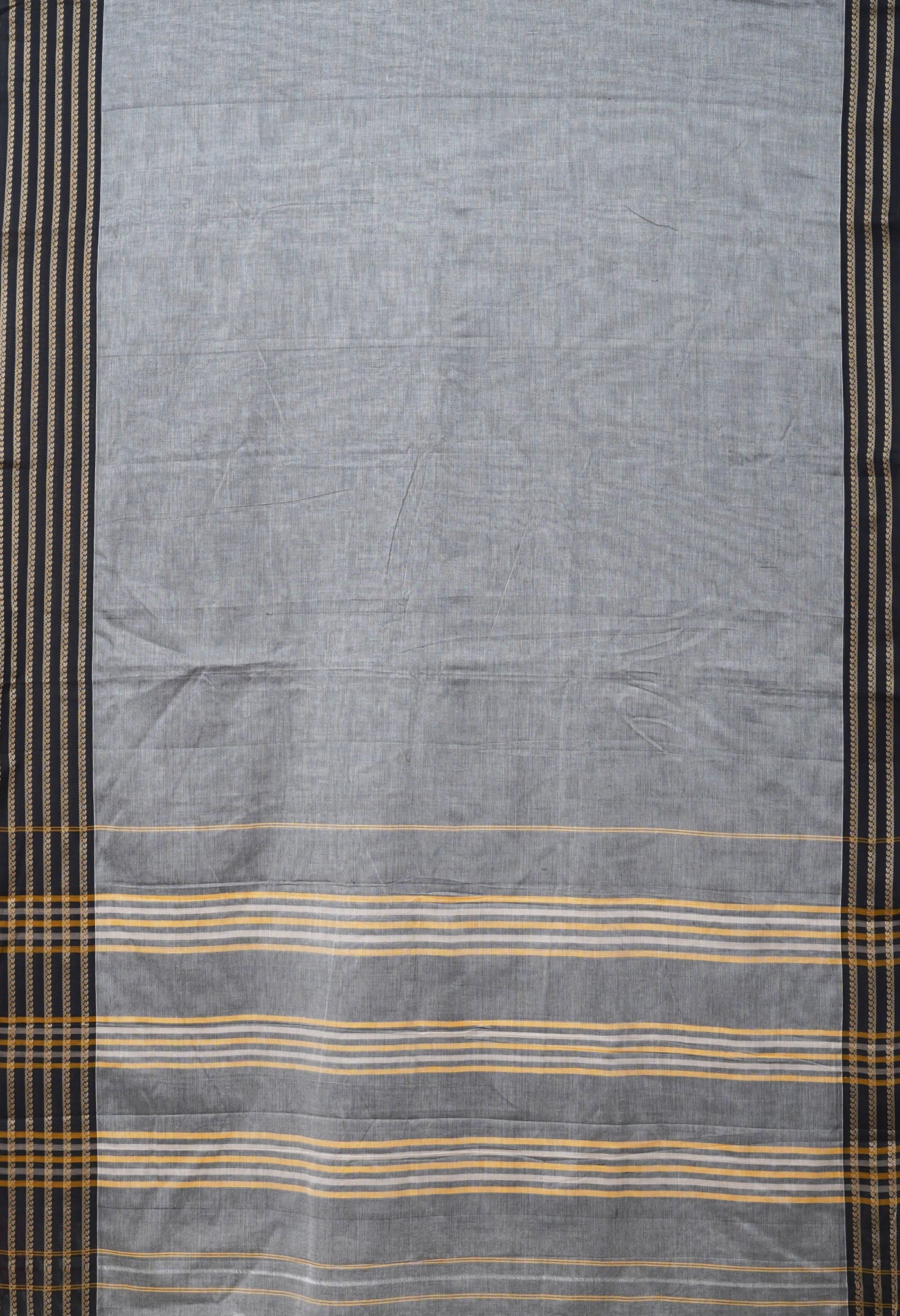 Grey Pure Handloom Narayani Cotton Saree-UNM79047