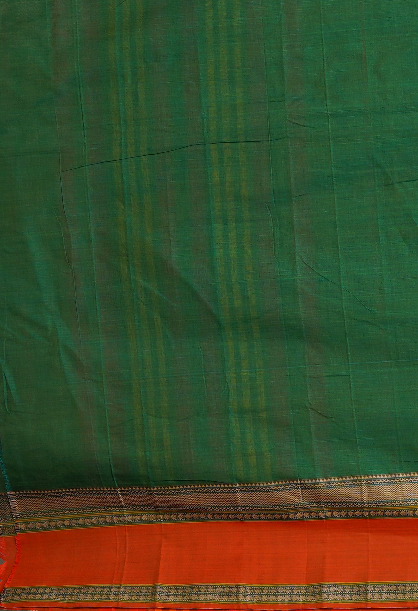 Green Pure Handloom Narayani Cotton Saree