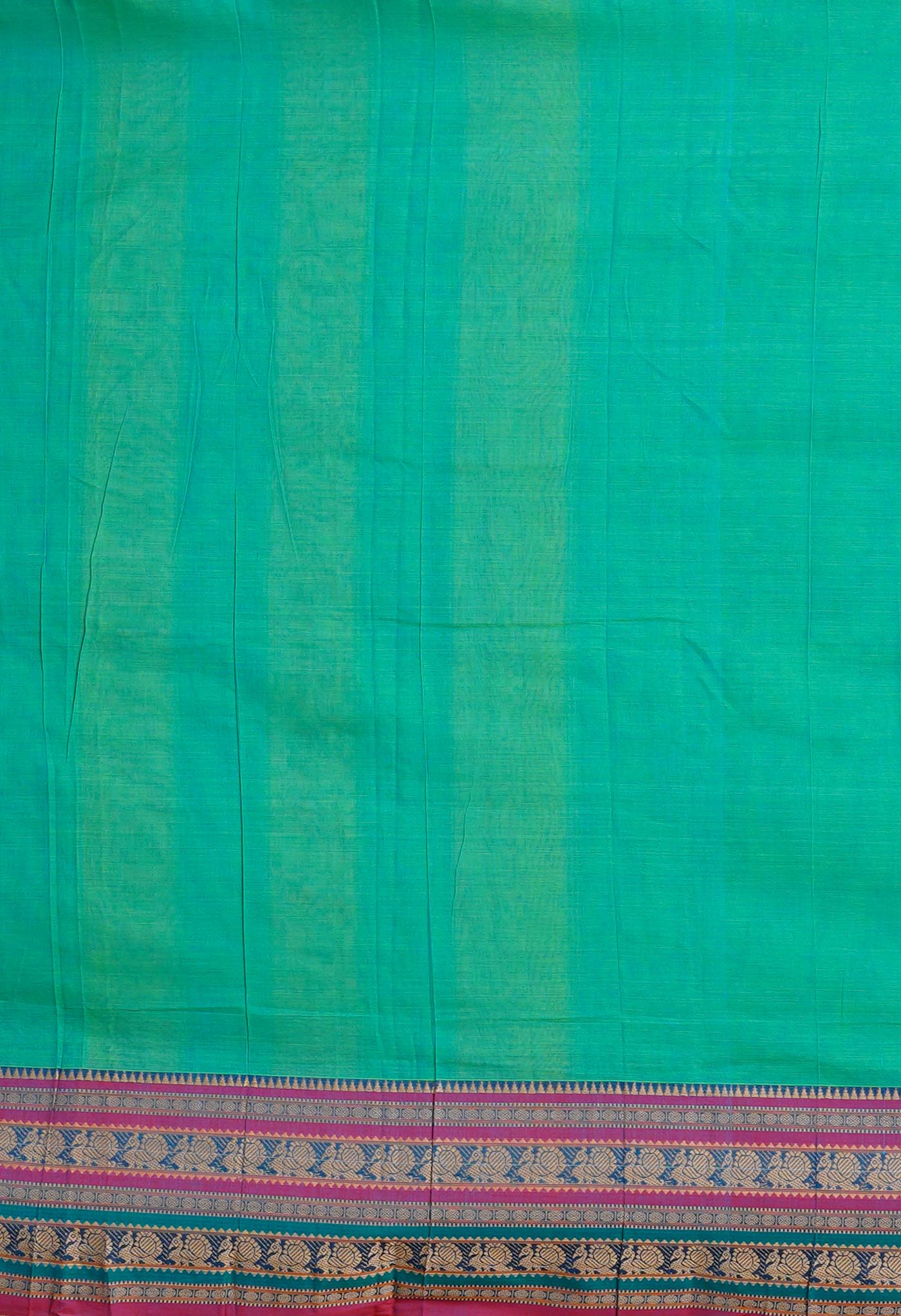 Green Pure Handloom Narayani Cotton Saree