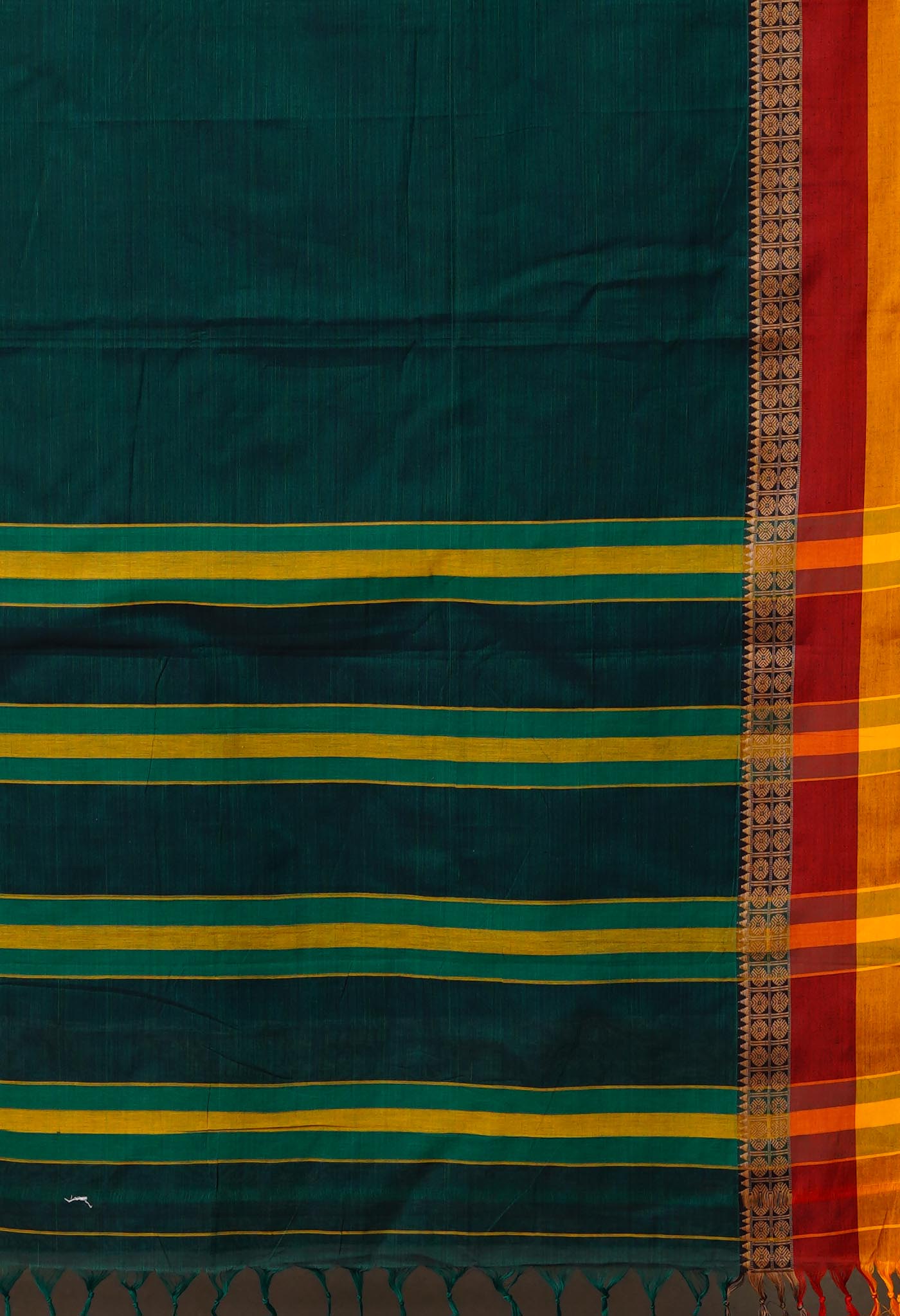 Green Pure Handloom Narayani Cotton Saree