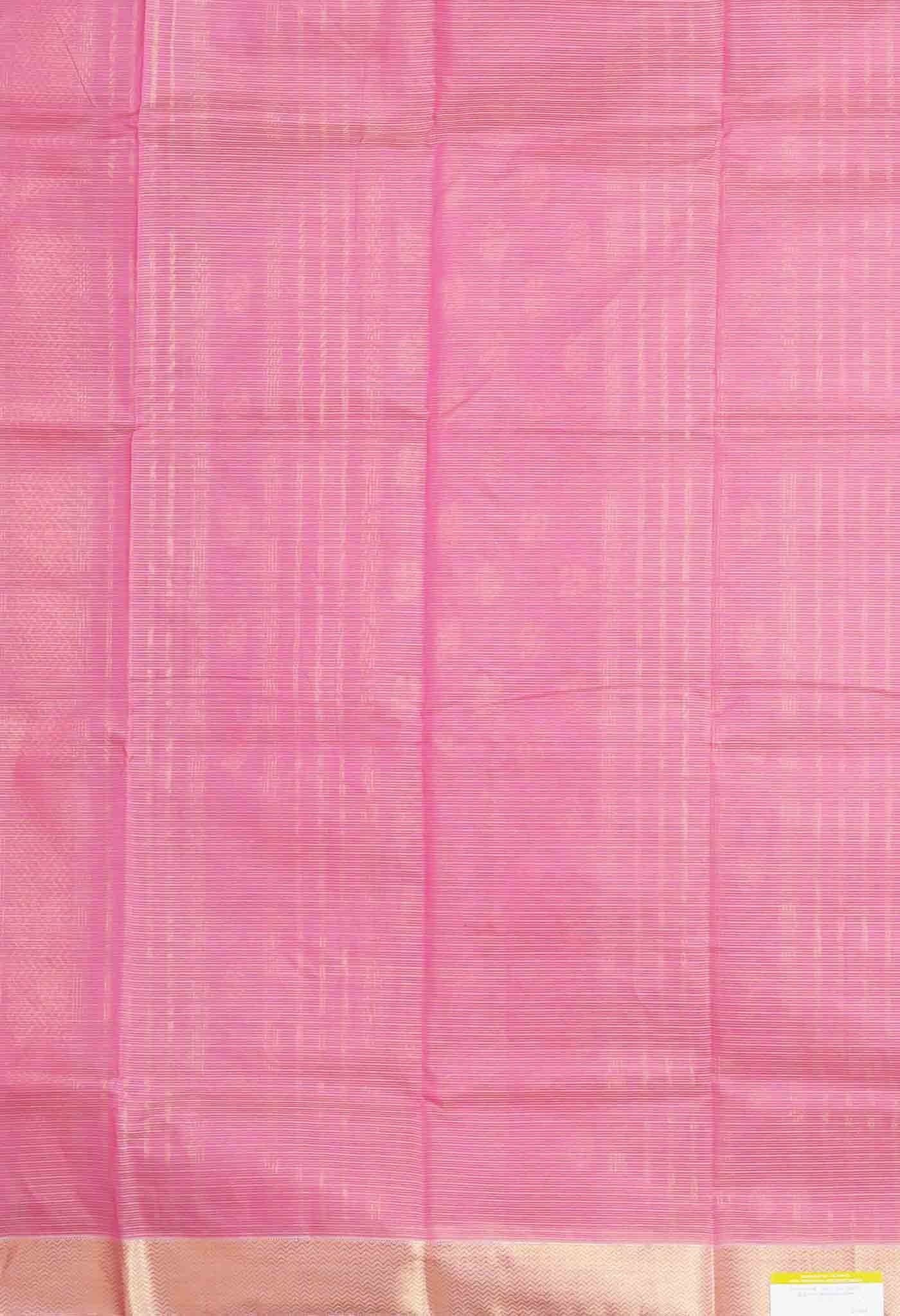 Pink Pure Handloom Maheshwari Sico Saree-UNM80004