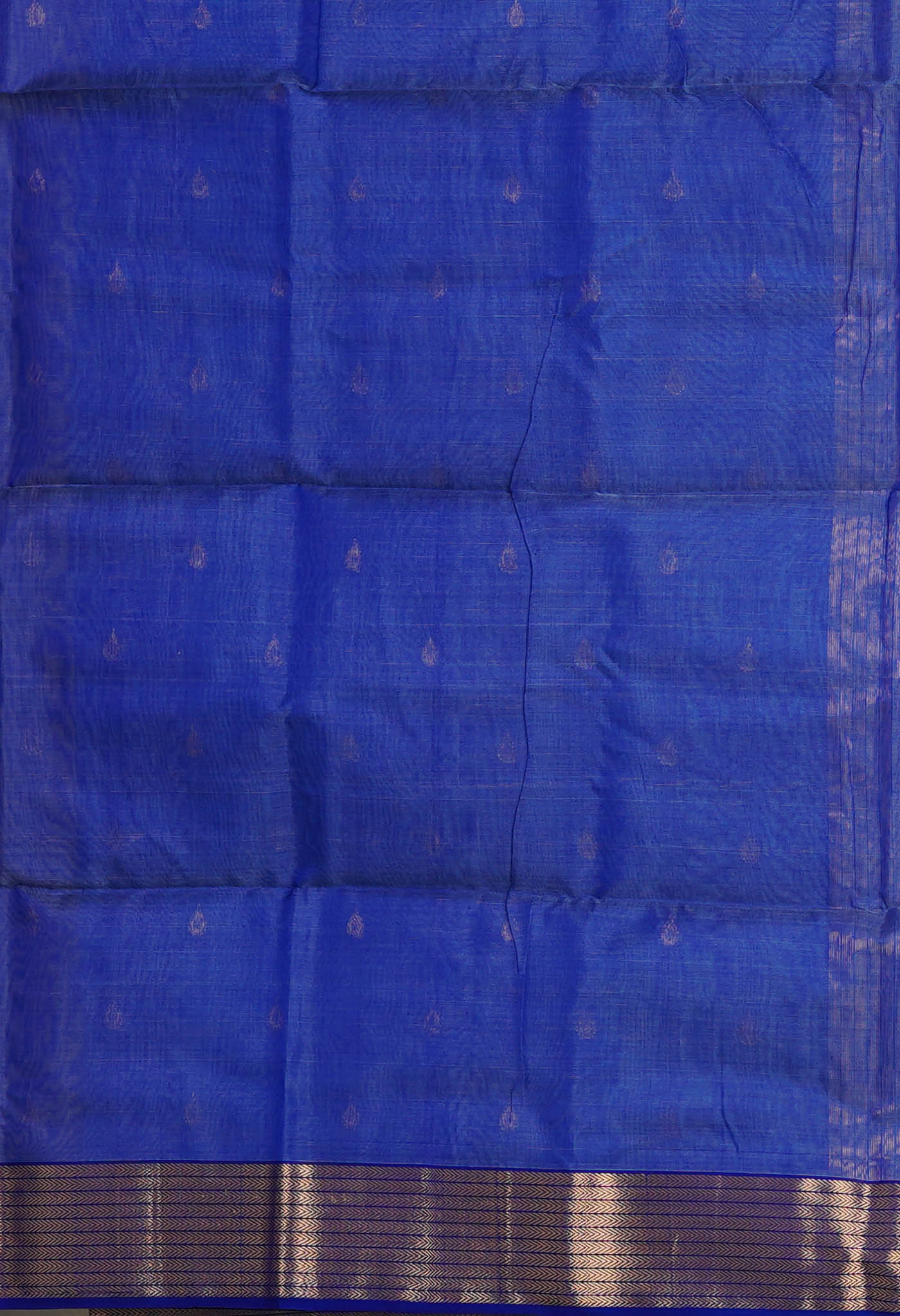 Sky Blue Pure Handloom Maheshwari Sico Saree-UNM80022