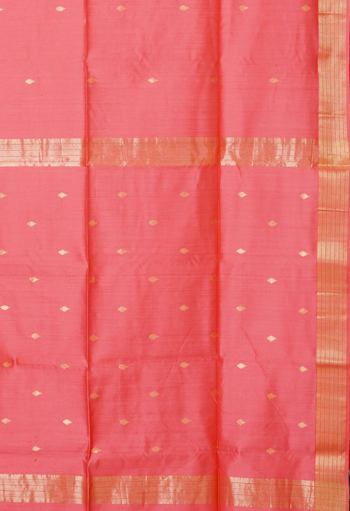 Pink Pure Handloom Maheshwari Sico Saree-UNM80025