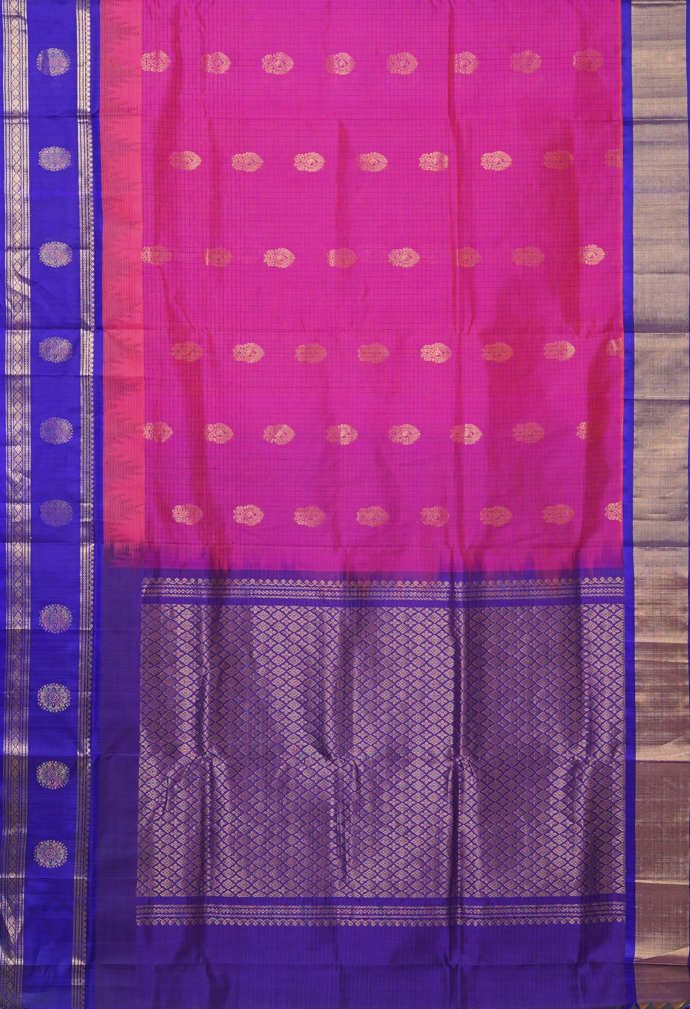 Pink Pure Assam Sico Saree-UNM80679