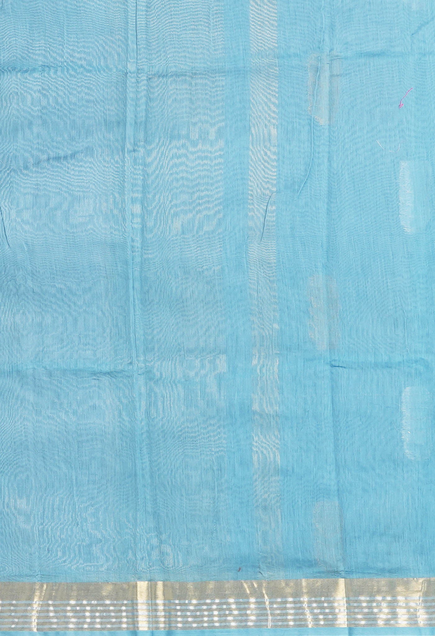 Blue Pure Handloom Chanderi Uppada Sico Saree-UNM80824