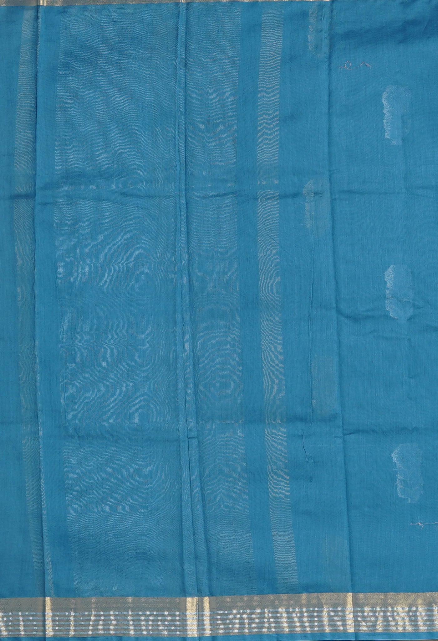 Blue Pure Handloom Chanderi Uppada Sico Saree-UNM80827