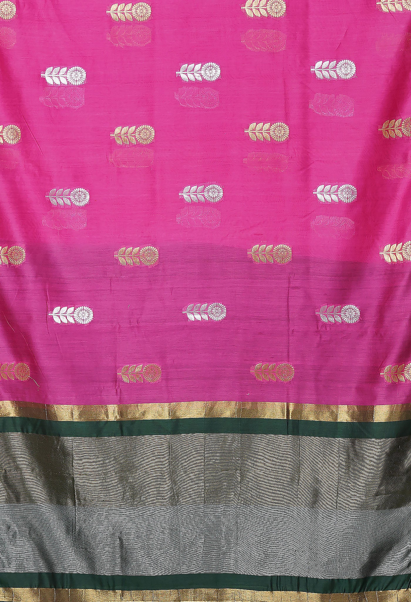 Pink Pure Handloom Chanderi Uppada Sico Saree-UNM80831