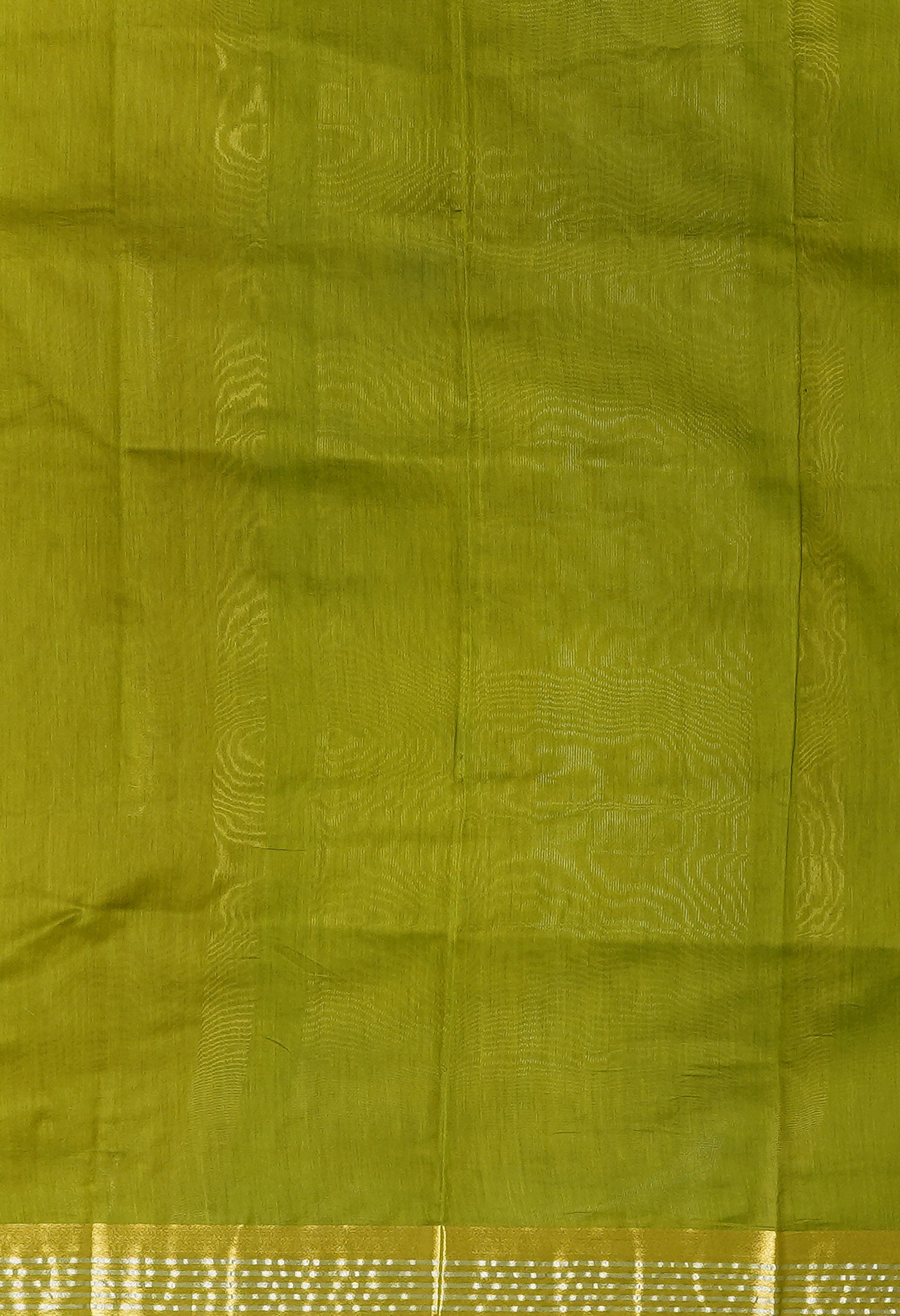 Mustard Yellow Pure Handloom Chanderi Uppada Sico Saree-UNM80834