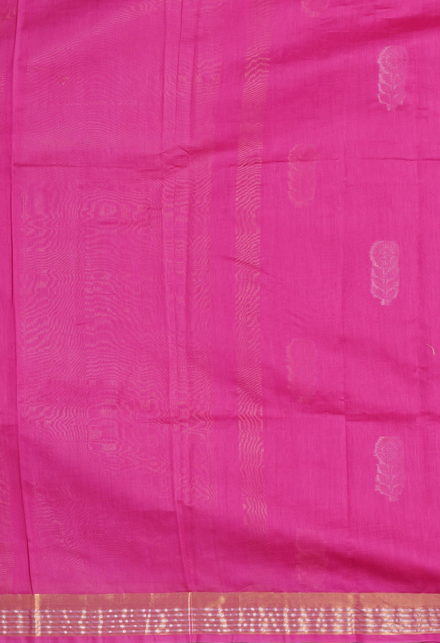 Pink Pure Handloom Chanderi Uppada Sico Saree-UNM80840