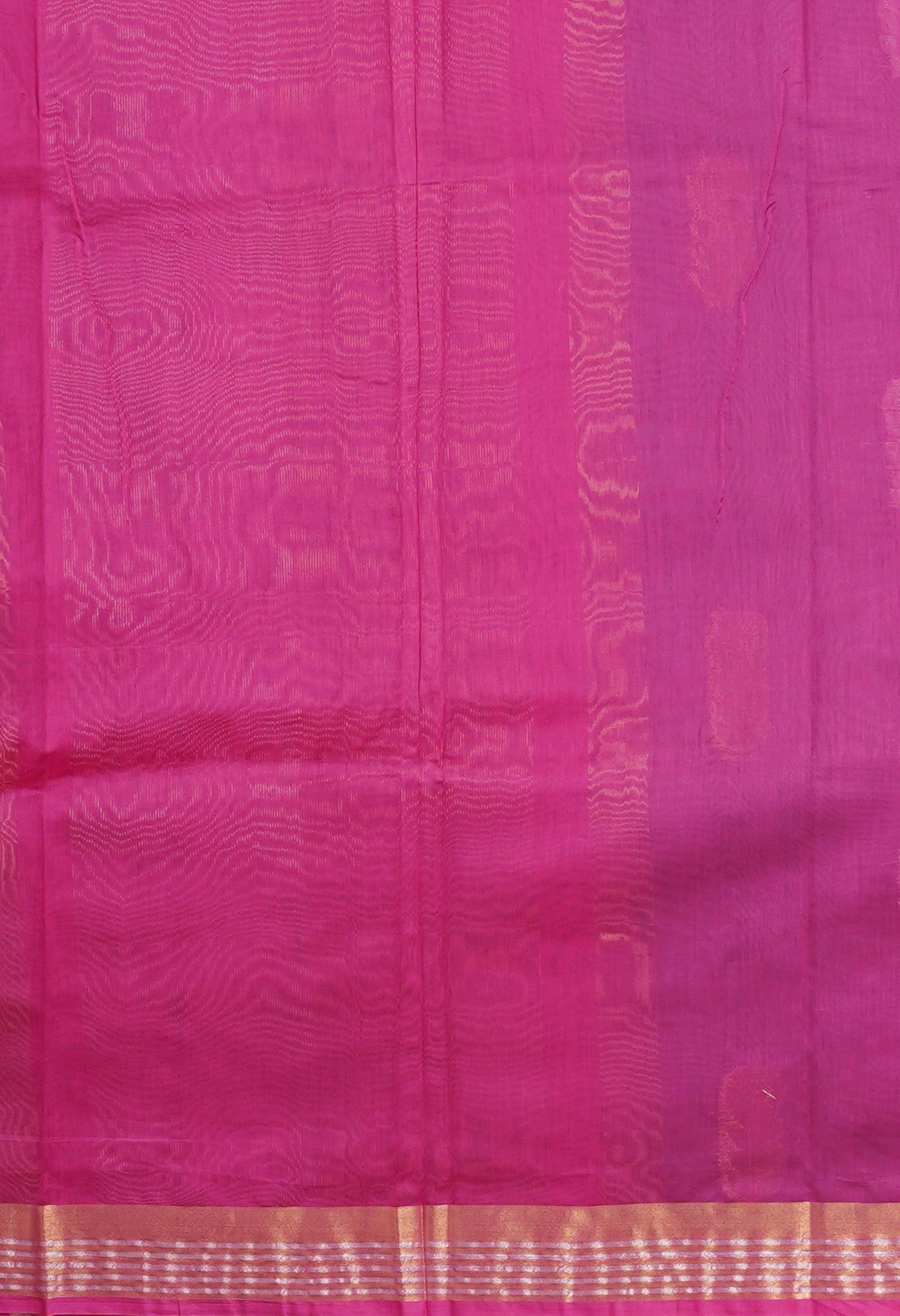 Blue Pure Handloom Chanderi Uppada Sico Saree-UNM80842