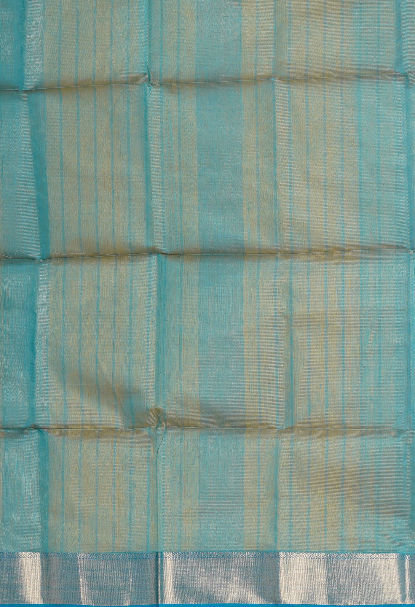 Yellow-Blue Pure Handloom Maheshwari Sico Saree-UNM80893