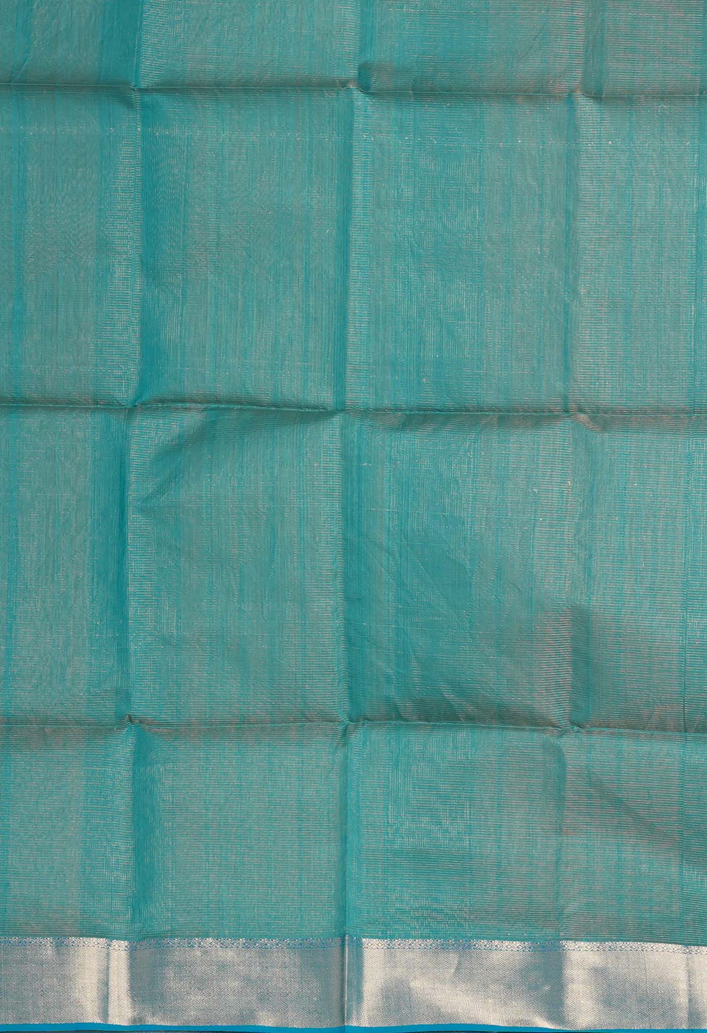 Cream-Blue Pure Handloom Maheshwari Sico Saree-UNM80899