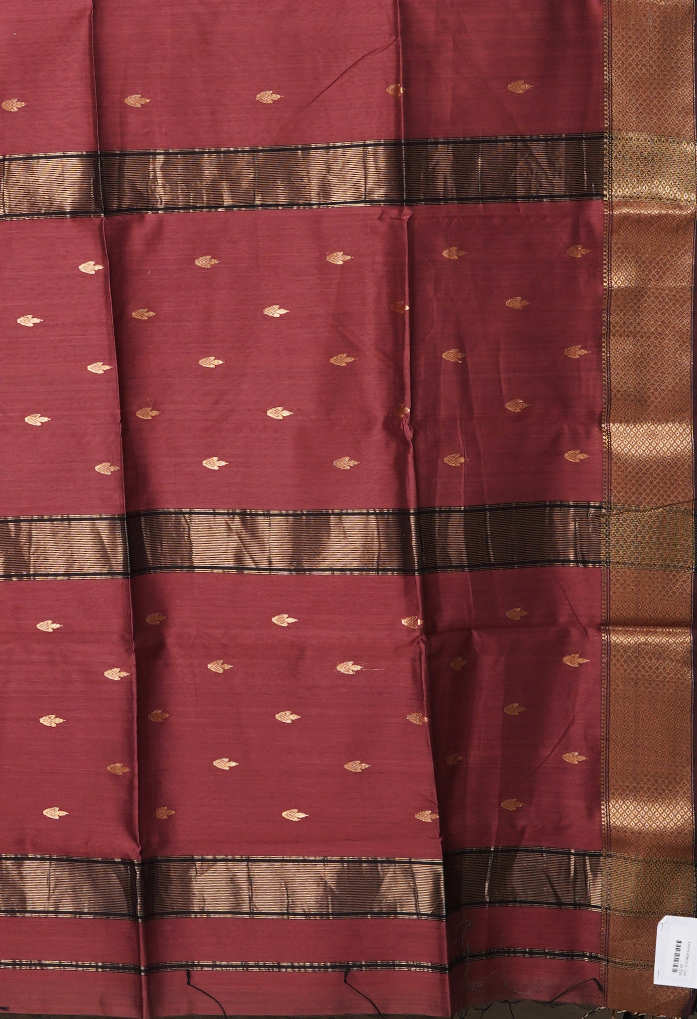 Pink Pure Handloom Maheshwari Sico Saree-UNM80903