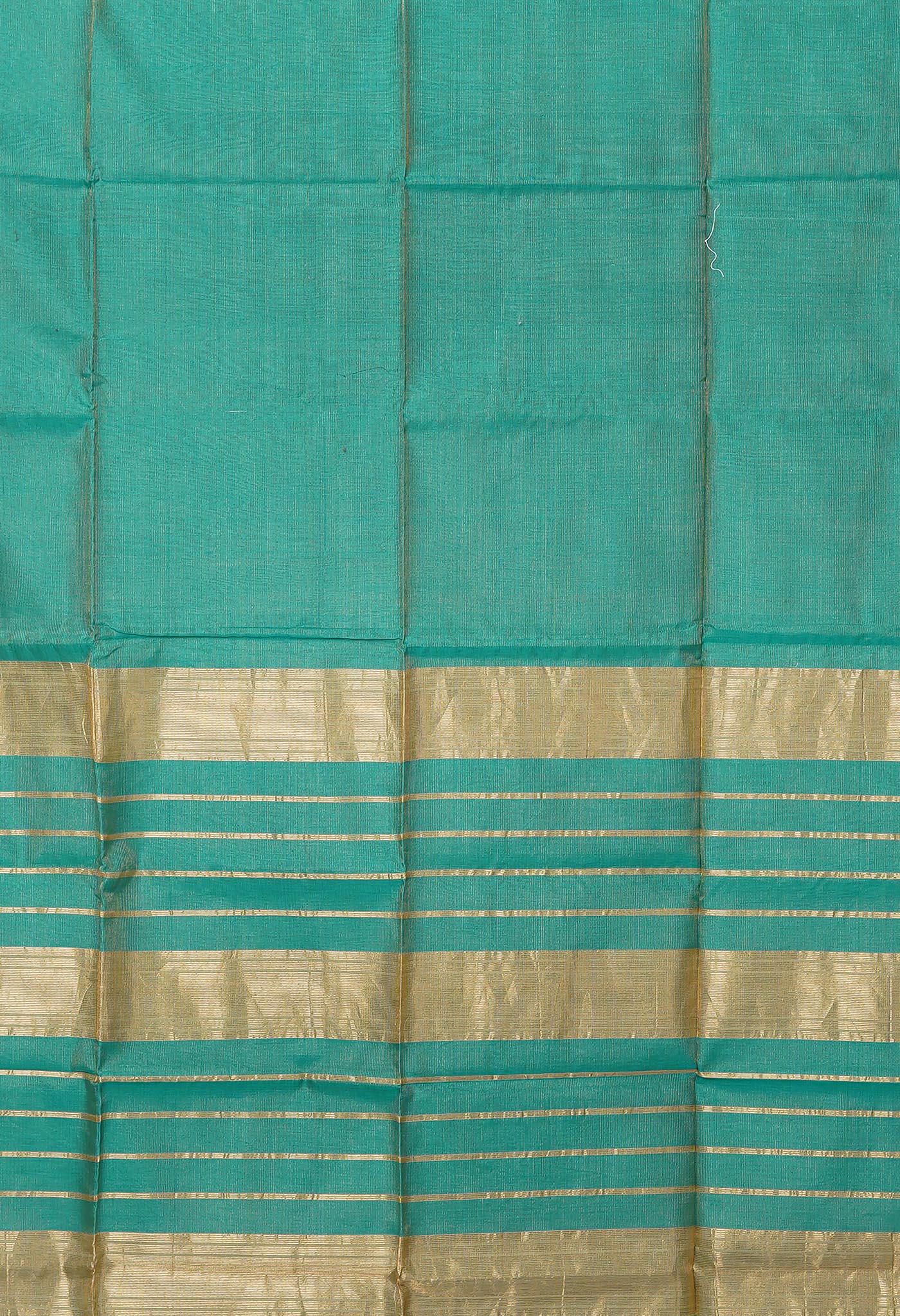 Turquoise Green Pure Handloom Maheshwari Sico Saree-UNM80911