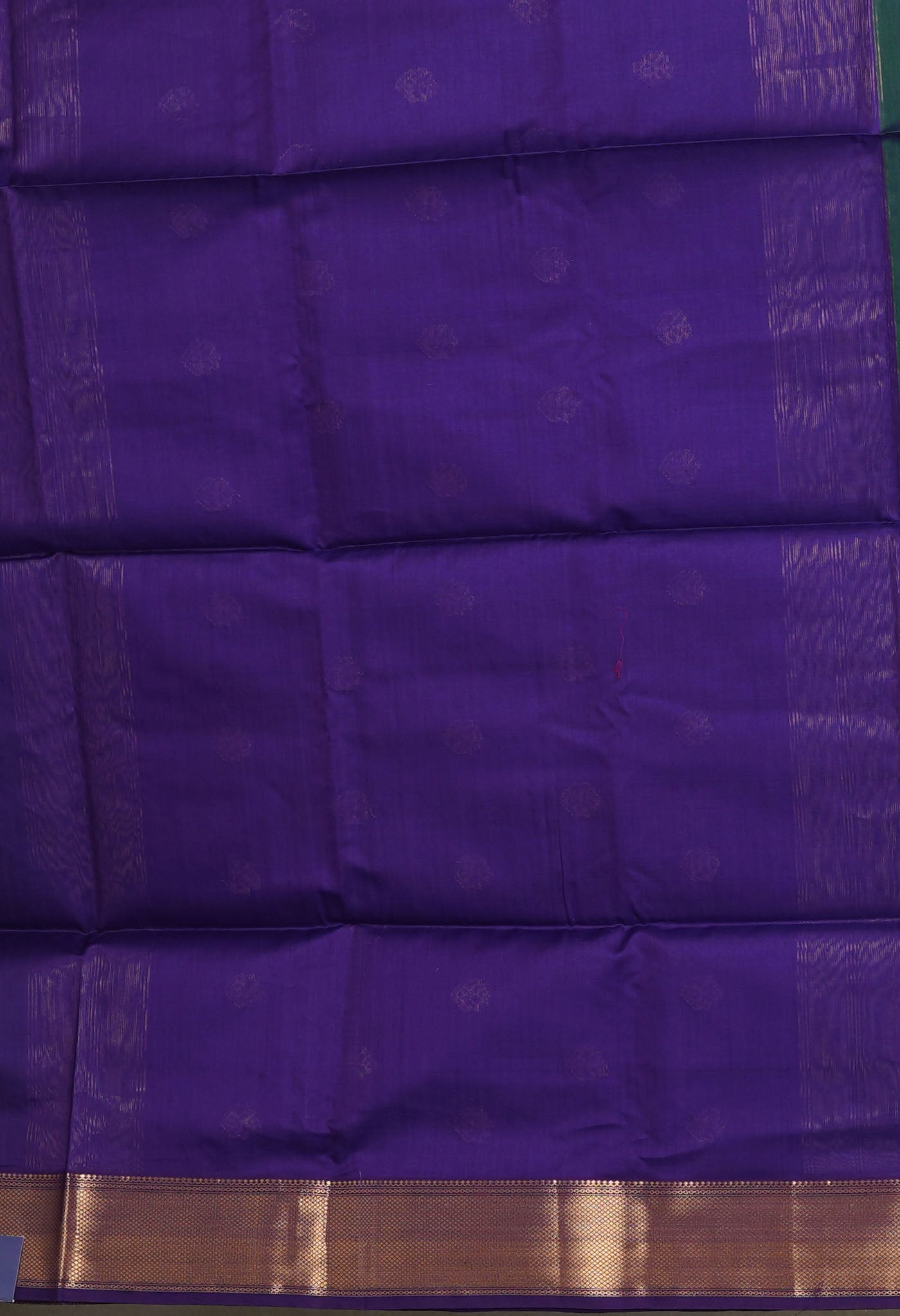 Dark Green-Dark Blue Pure Handloom Maheshwari Sico Saree-UNM80921