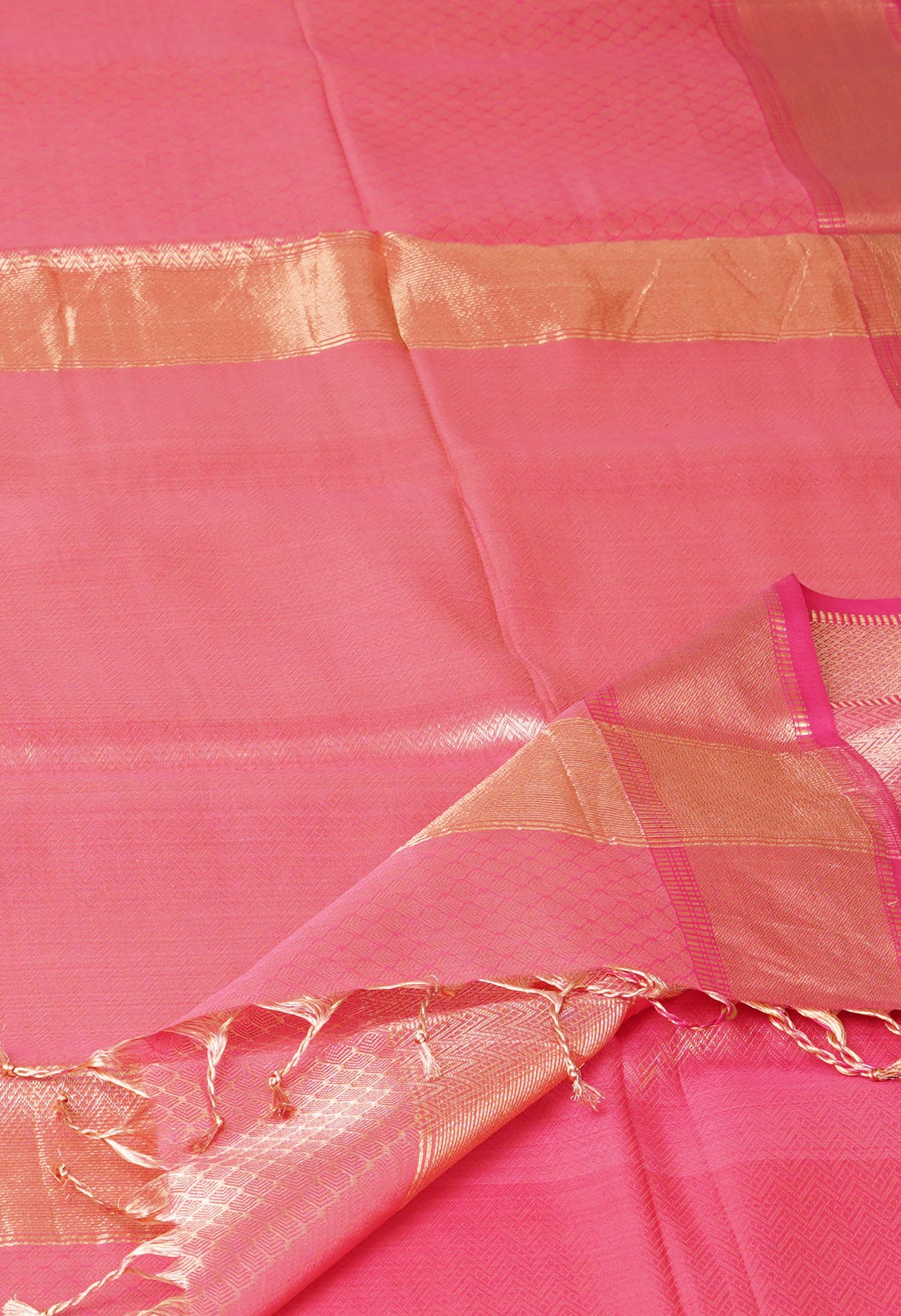 Pink Pure Handloom Maheshwari Sico Saree-UNM80933