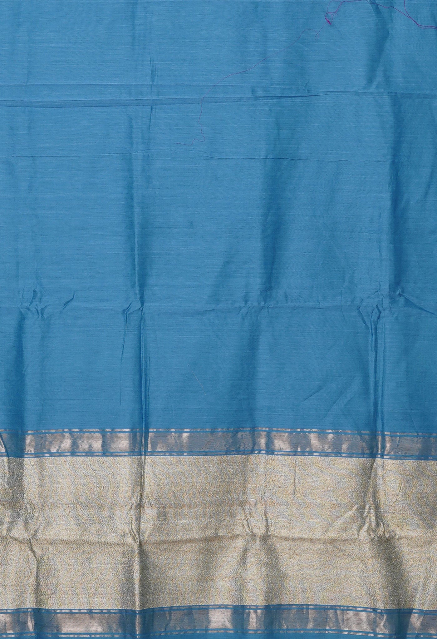 Blue Pure Handloom Maheshwari Sico Saree-UNM81049