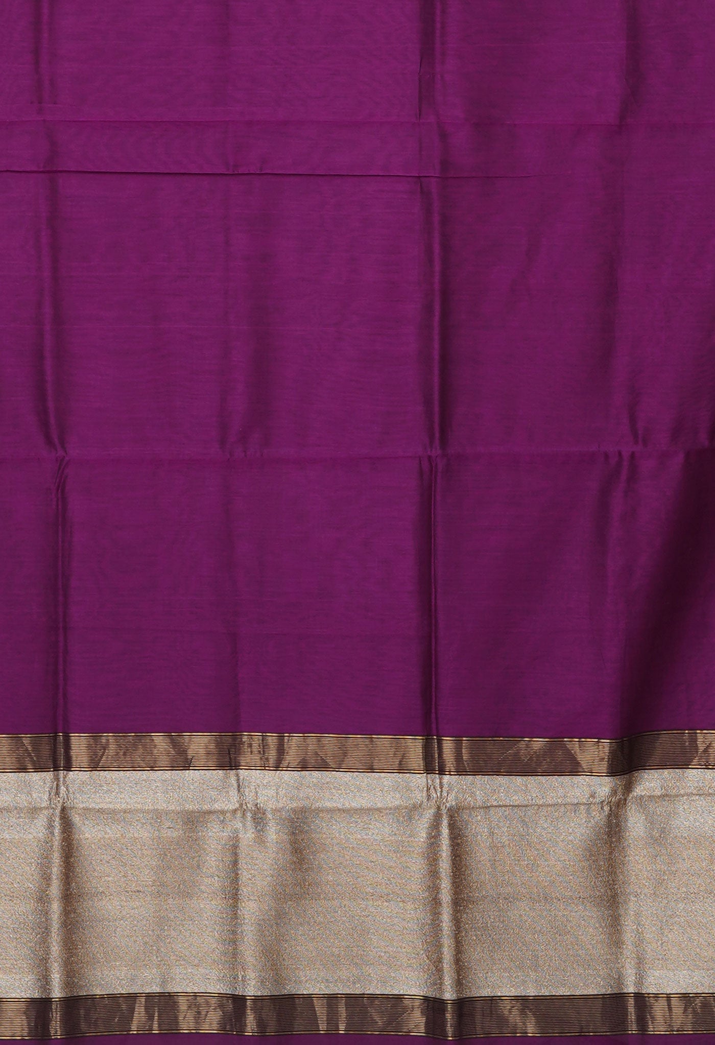 Purple Pure Handloom Maheshwari Sico Saree-UNM81050