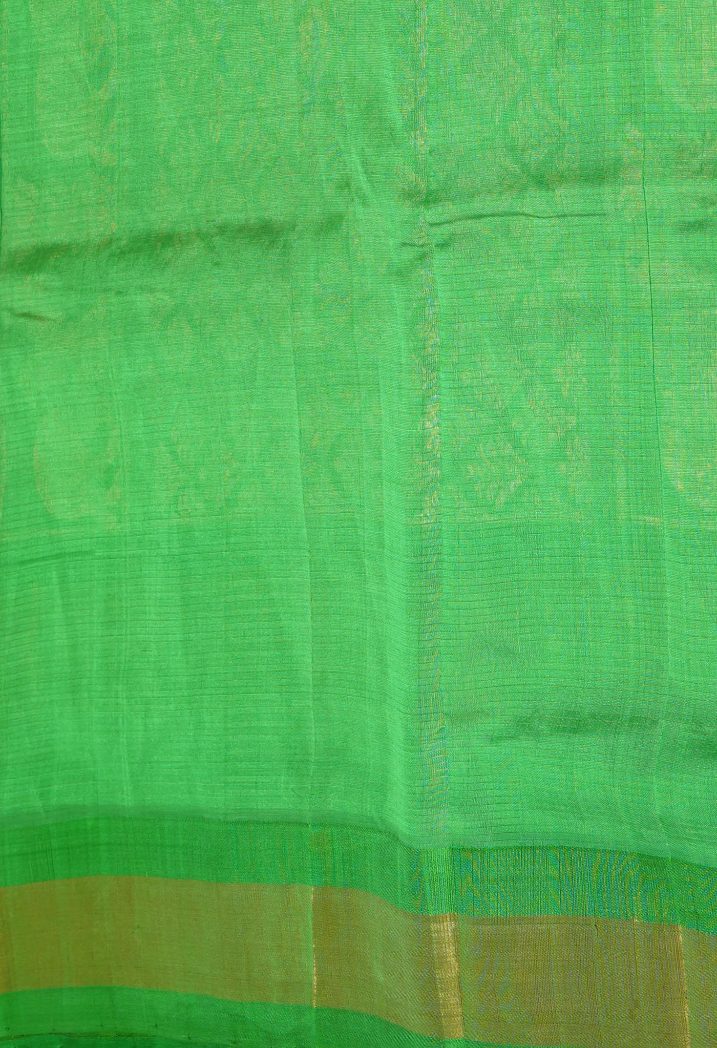 Pink-Green Pure Handloom Assam Sico Saree-UNM81108