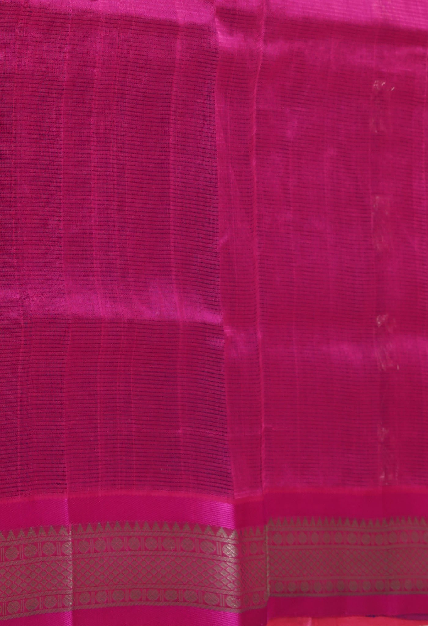 Dark Blue-Pink Pure Handloom Assam Sico Saree-UNM81111