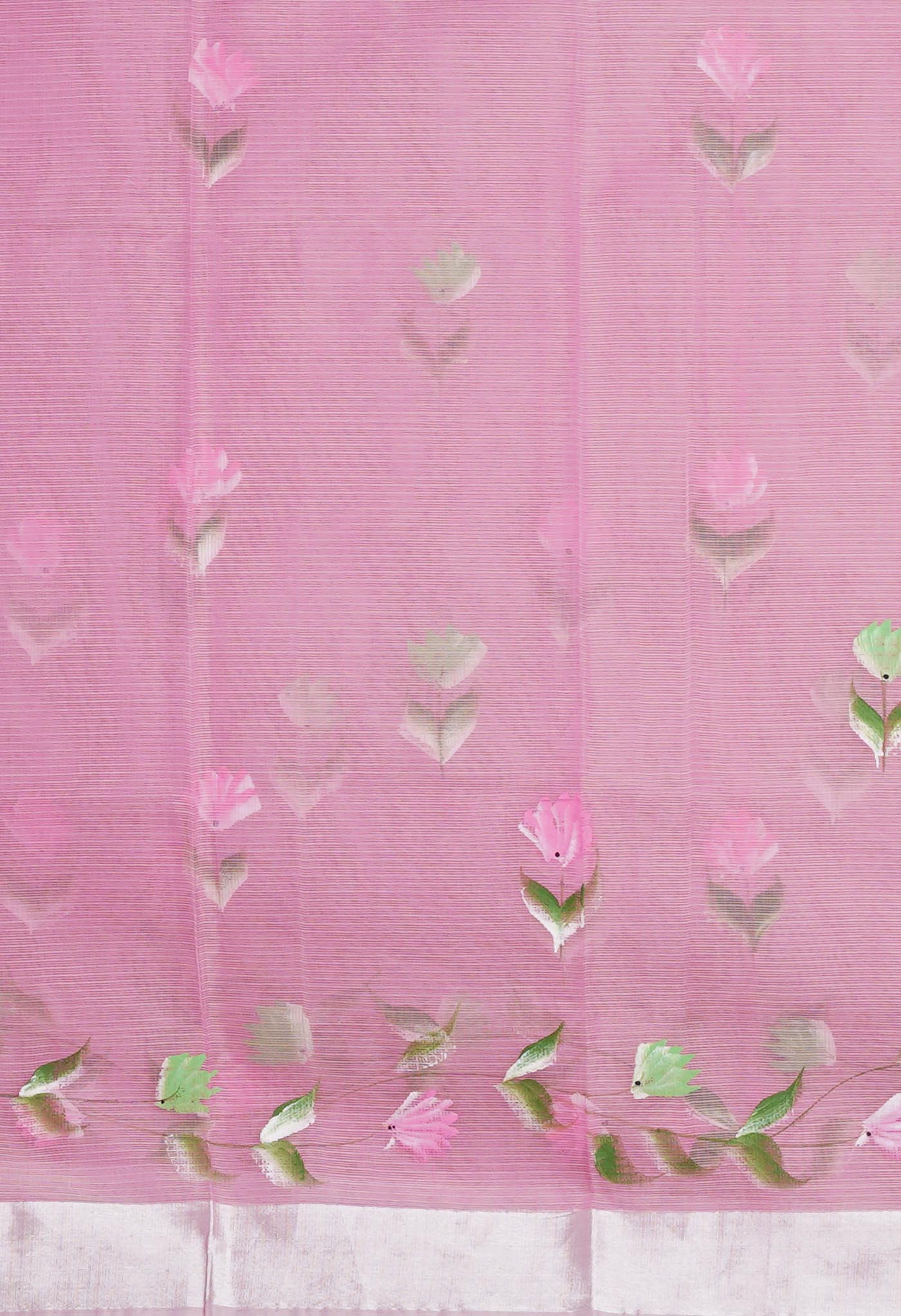 Pink Pure Hand Painted Kota Saree-UNM81117