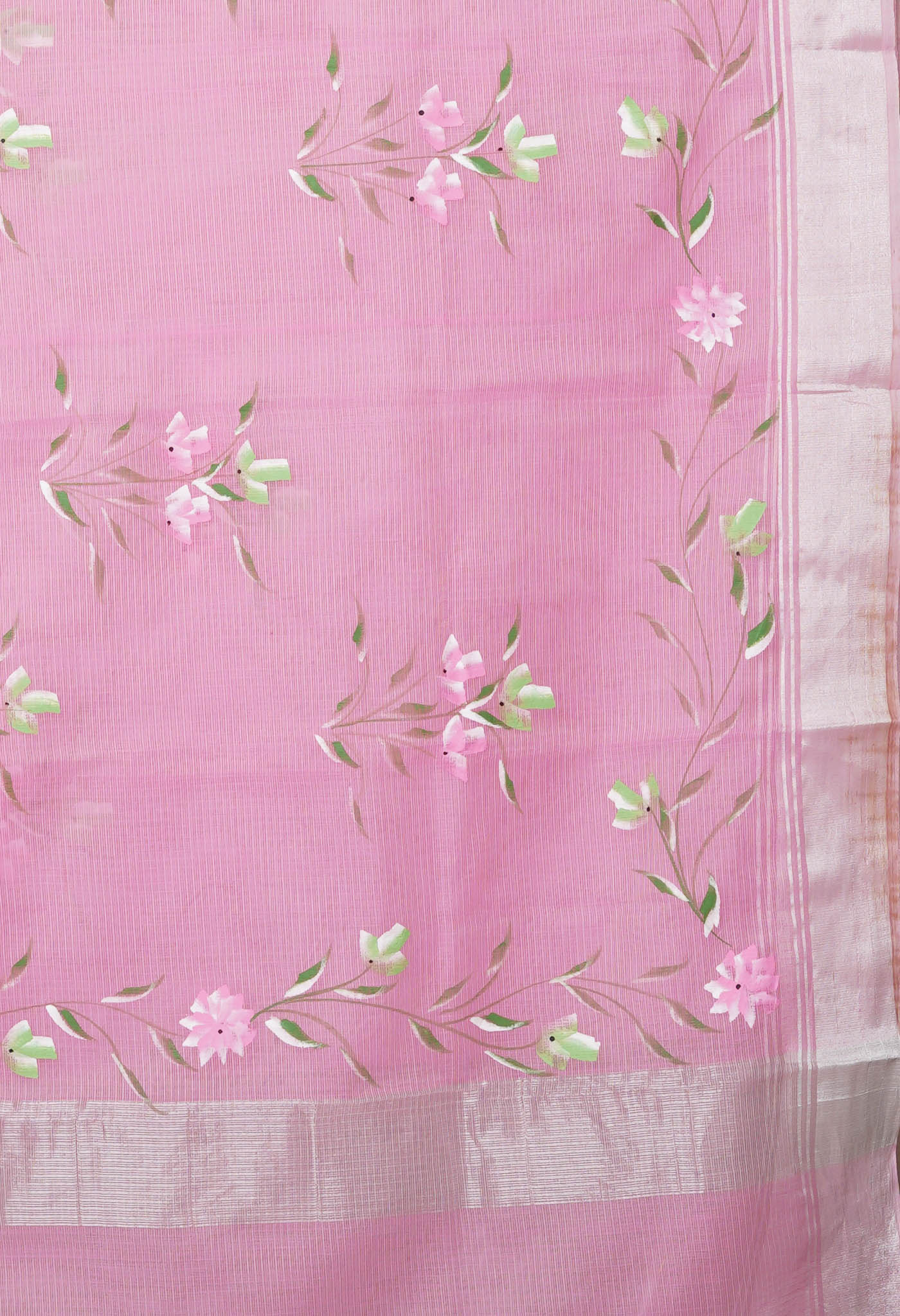 Pink Pure Hand Painted Kota Saree-UNM81136