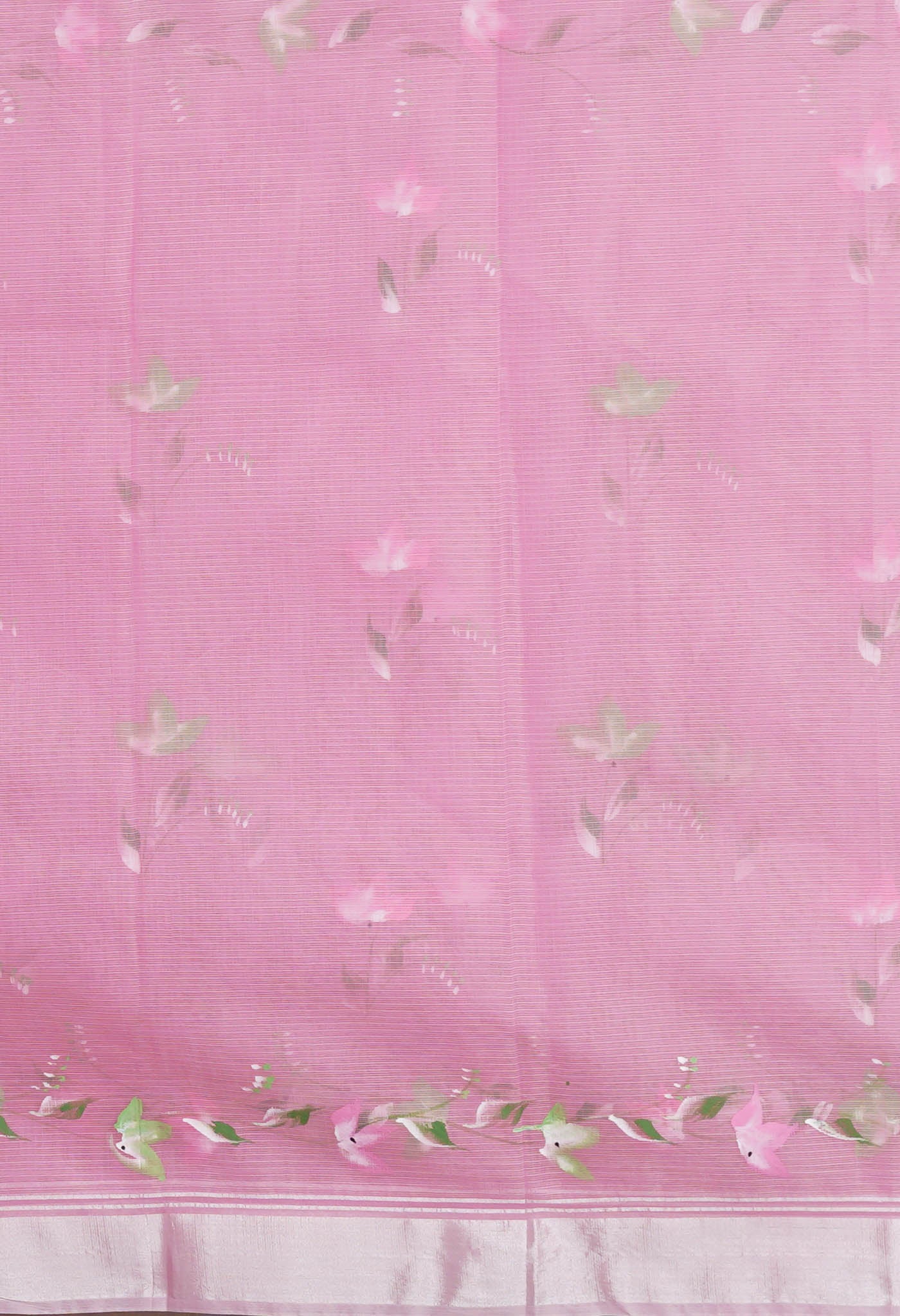 Pink Pure Hand Painted Kota Saree-UNM81159