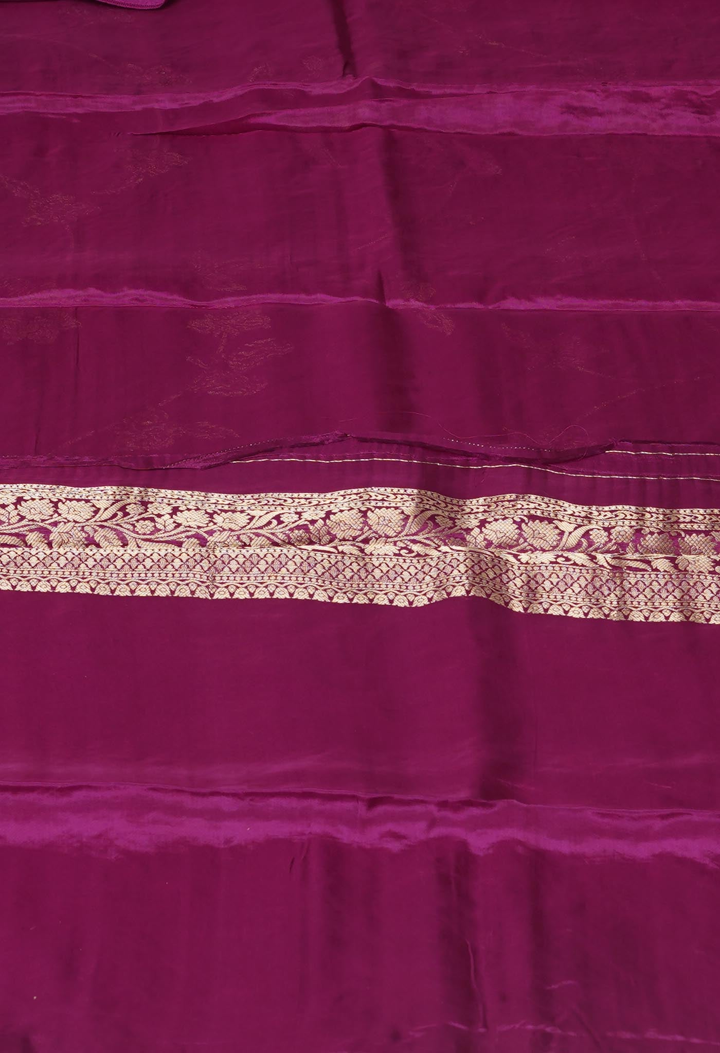 Purple Pure  Banarasi Soft Silk Saree-UNM81318