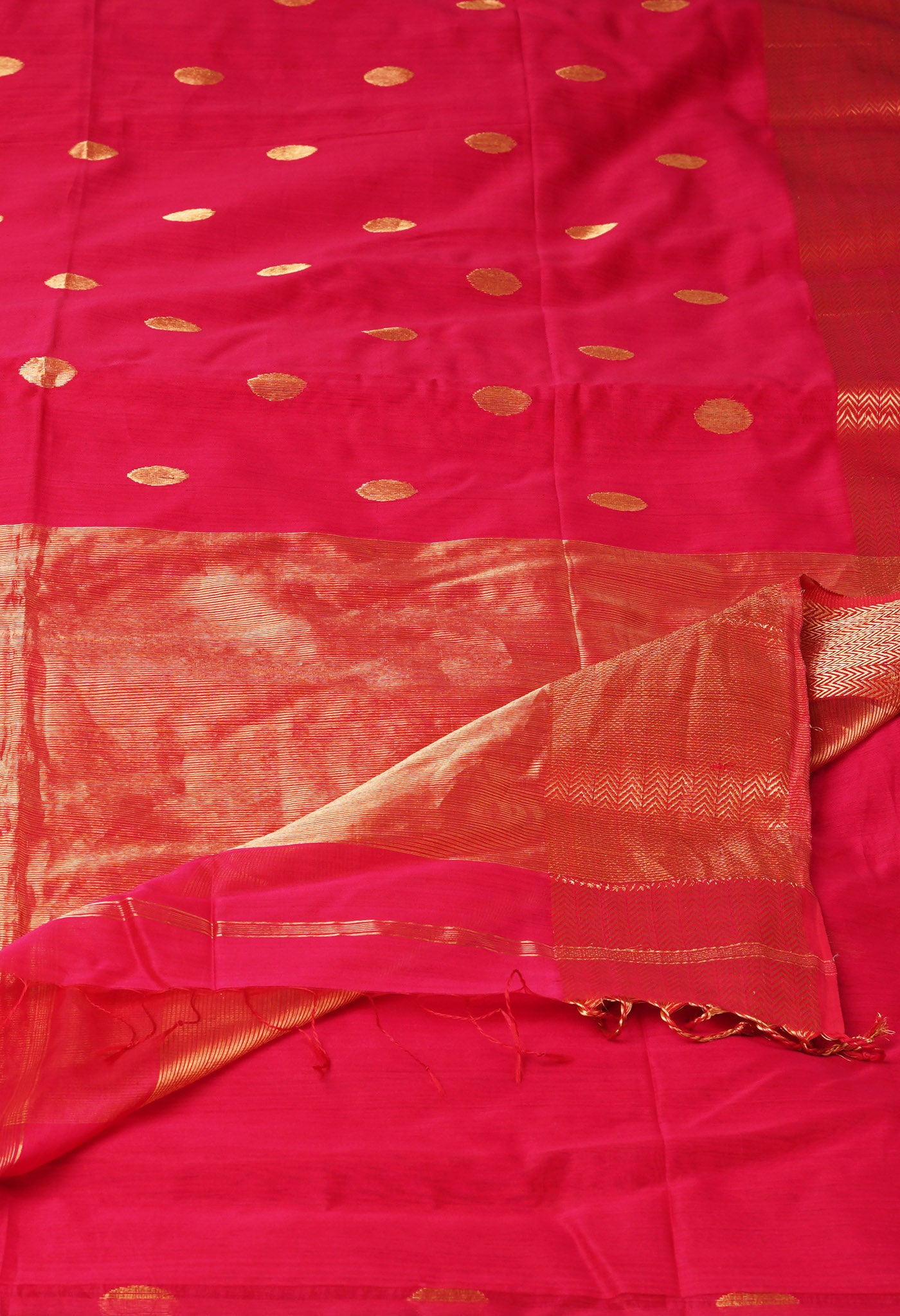 Pink Pure Handloom Maheshwari Sico Saree-UNM81367