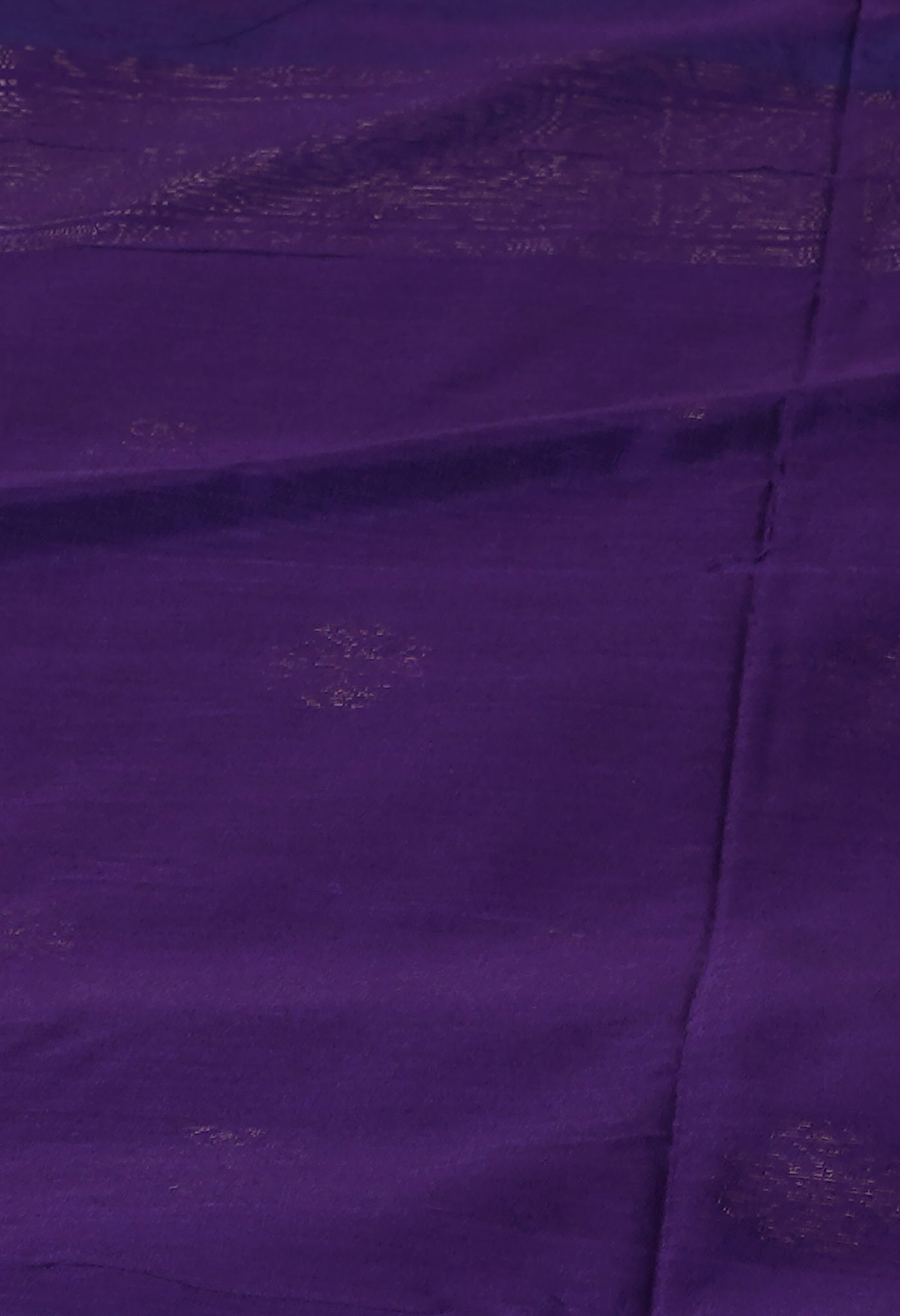 Peacock Blue-Violet Pure Handloom Maheshwari Sico Saree-UNM81377