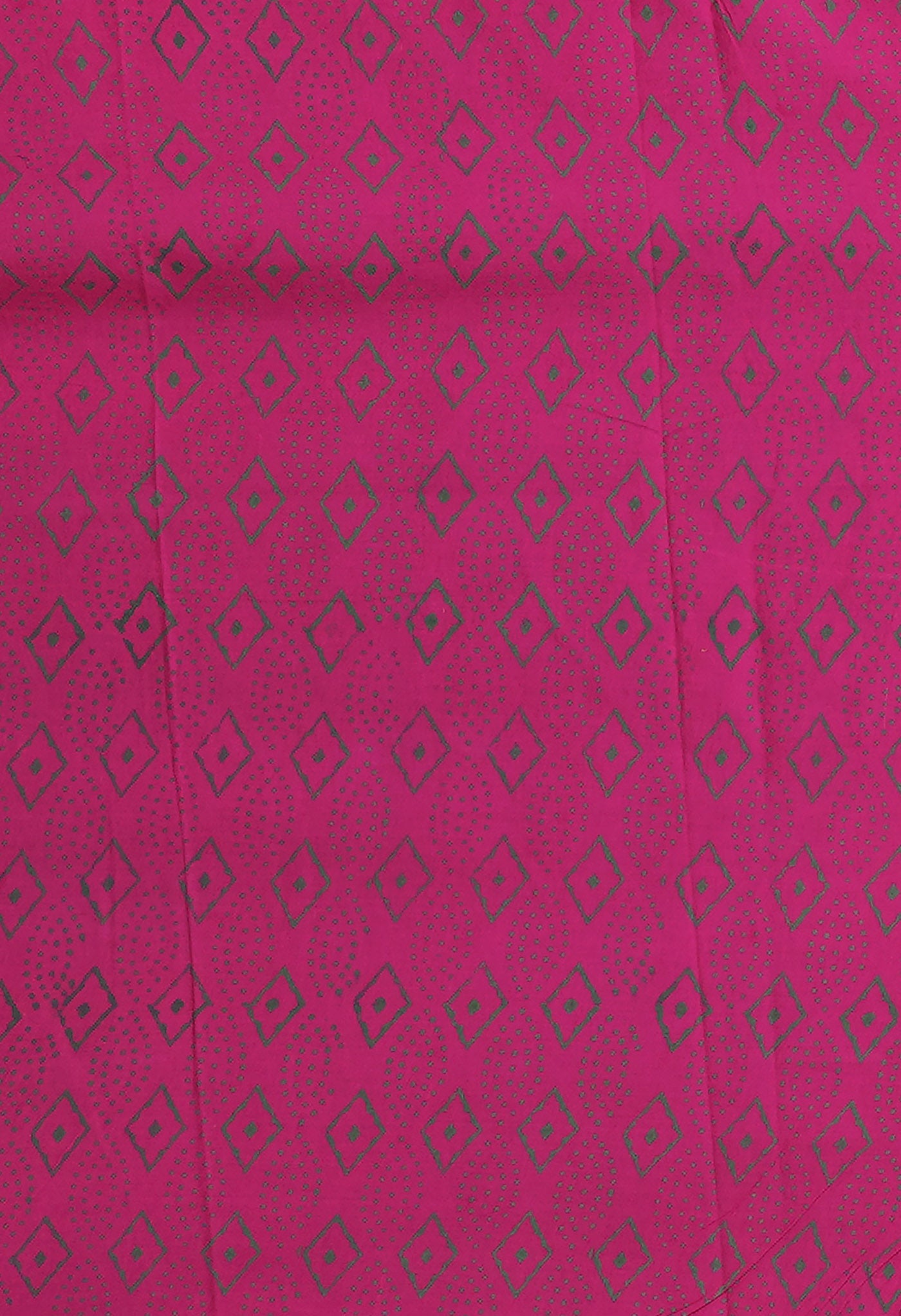 Pink Pure Hand Block Printed Kota Saree-UNM81483