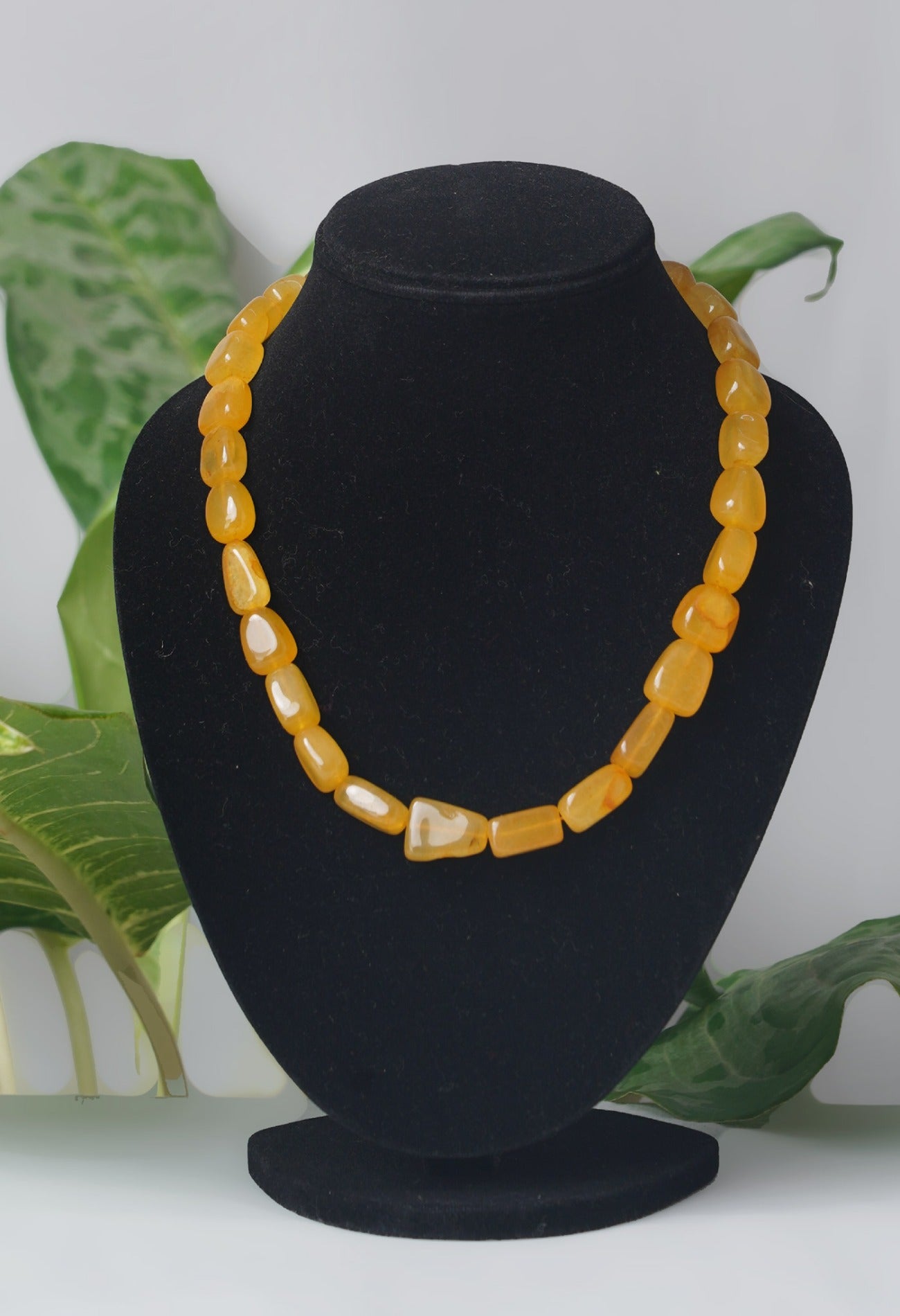 Online Shopping for Yellow Amravati Ocean Beads Necklace with Jewellery from Andhra Pradesh at Unnatisilks.com India
