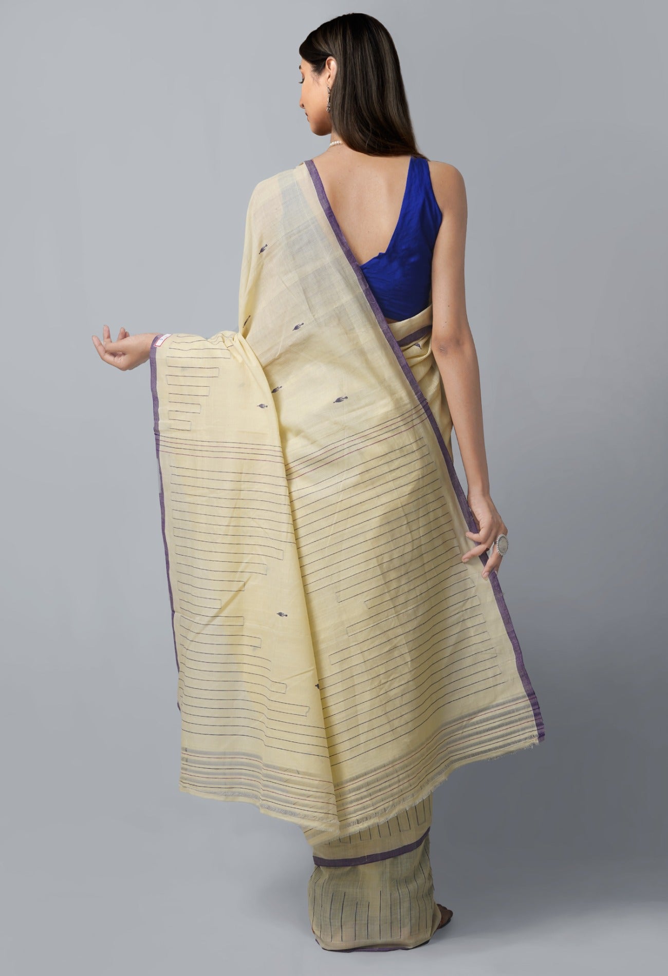 Online Shopping for Beige Pure Handloom Andhra  Cotton Saree with Weaving from Andhra Pradesh at Unnatisilks.com India
