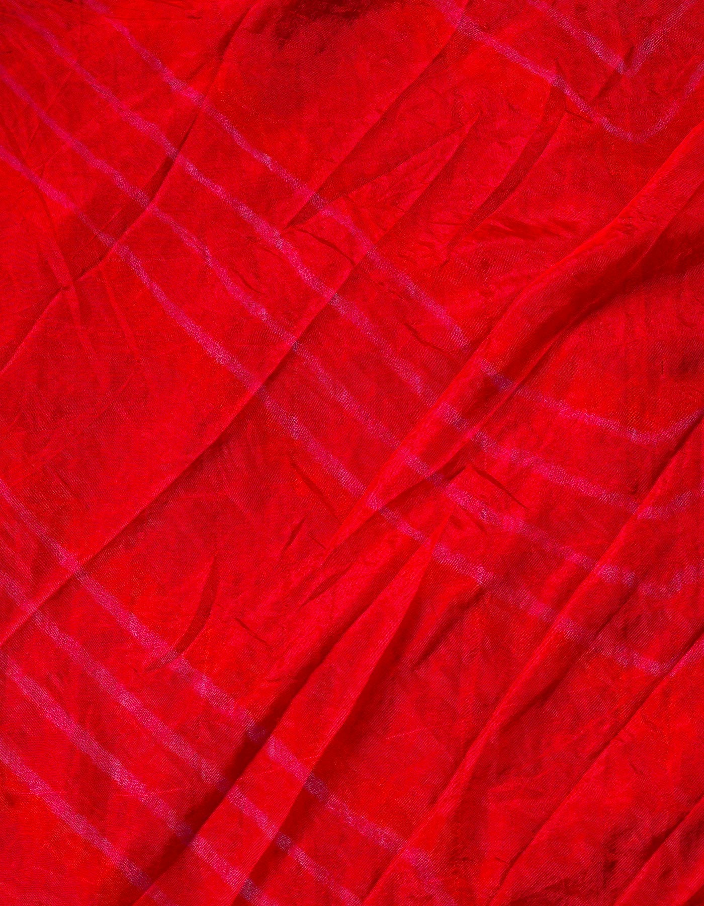 Red  Bandhani Soft Silk Saree-UNM68412