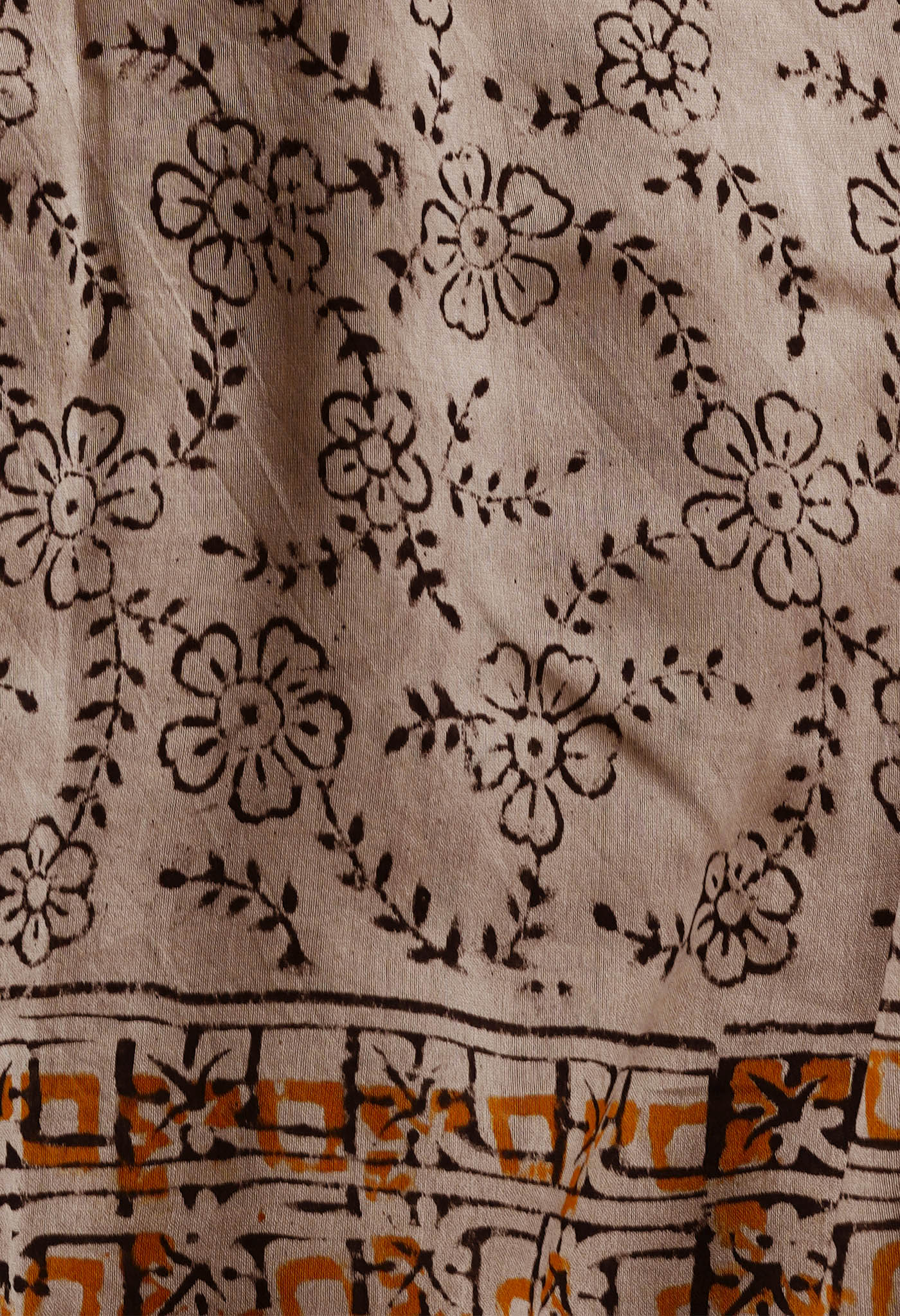 Multi Pure Chanderi Kalamkari Printed Sico Saree-UNM68602