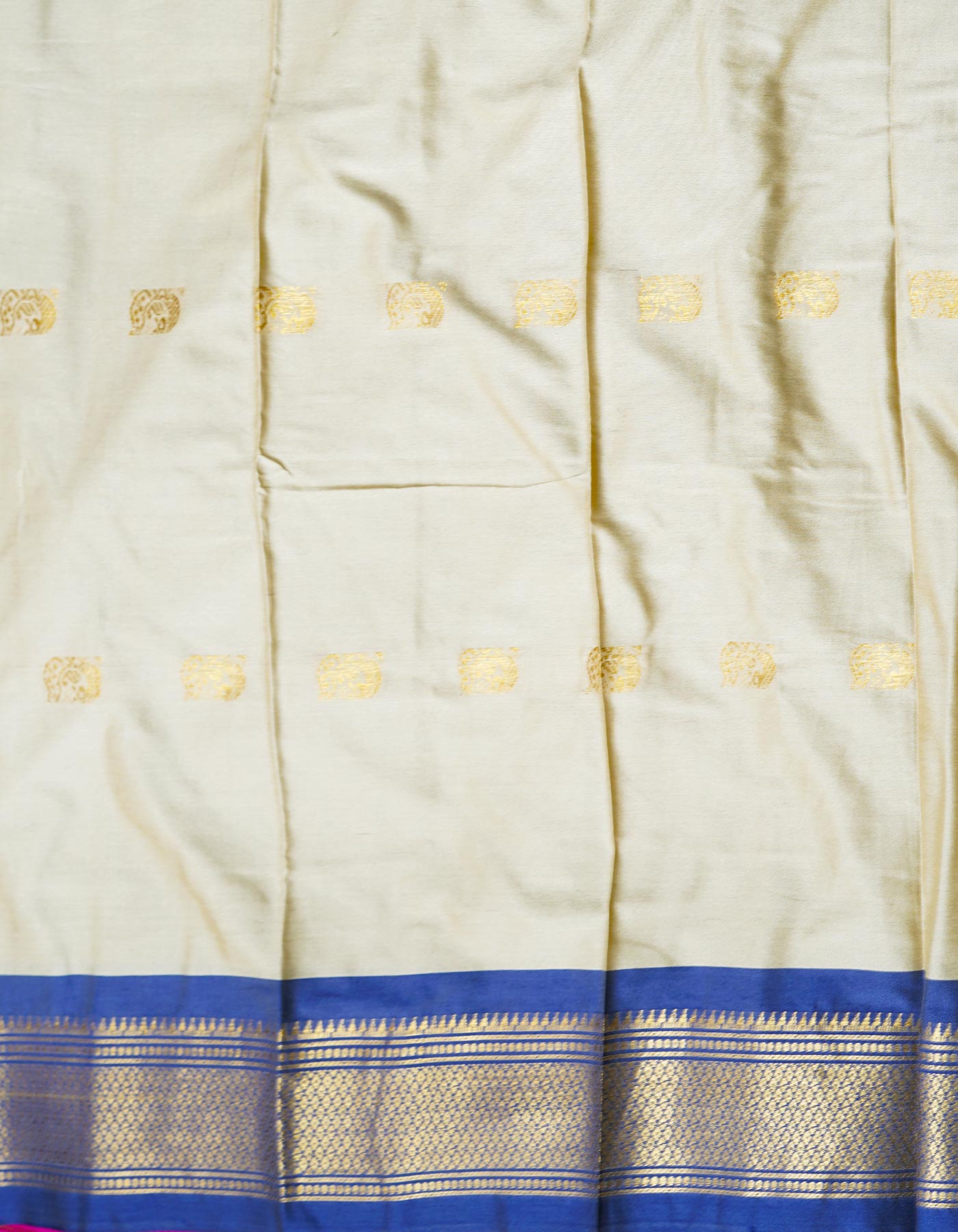 Pale Grey  Fancy Pattu South Silk Saree-UNM68812