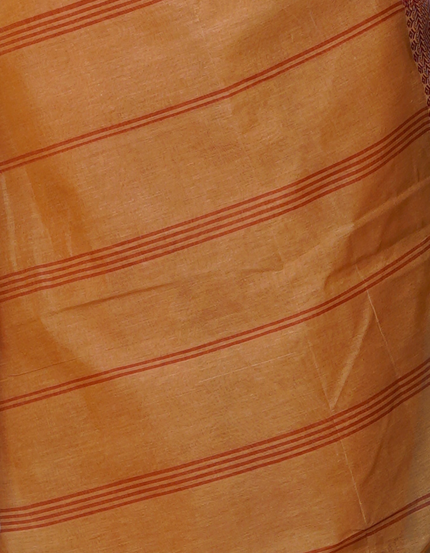 Tan Brown Pure  Handloom Superfine Bengal Cotton Saree-UNM69661