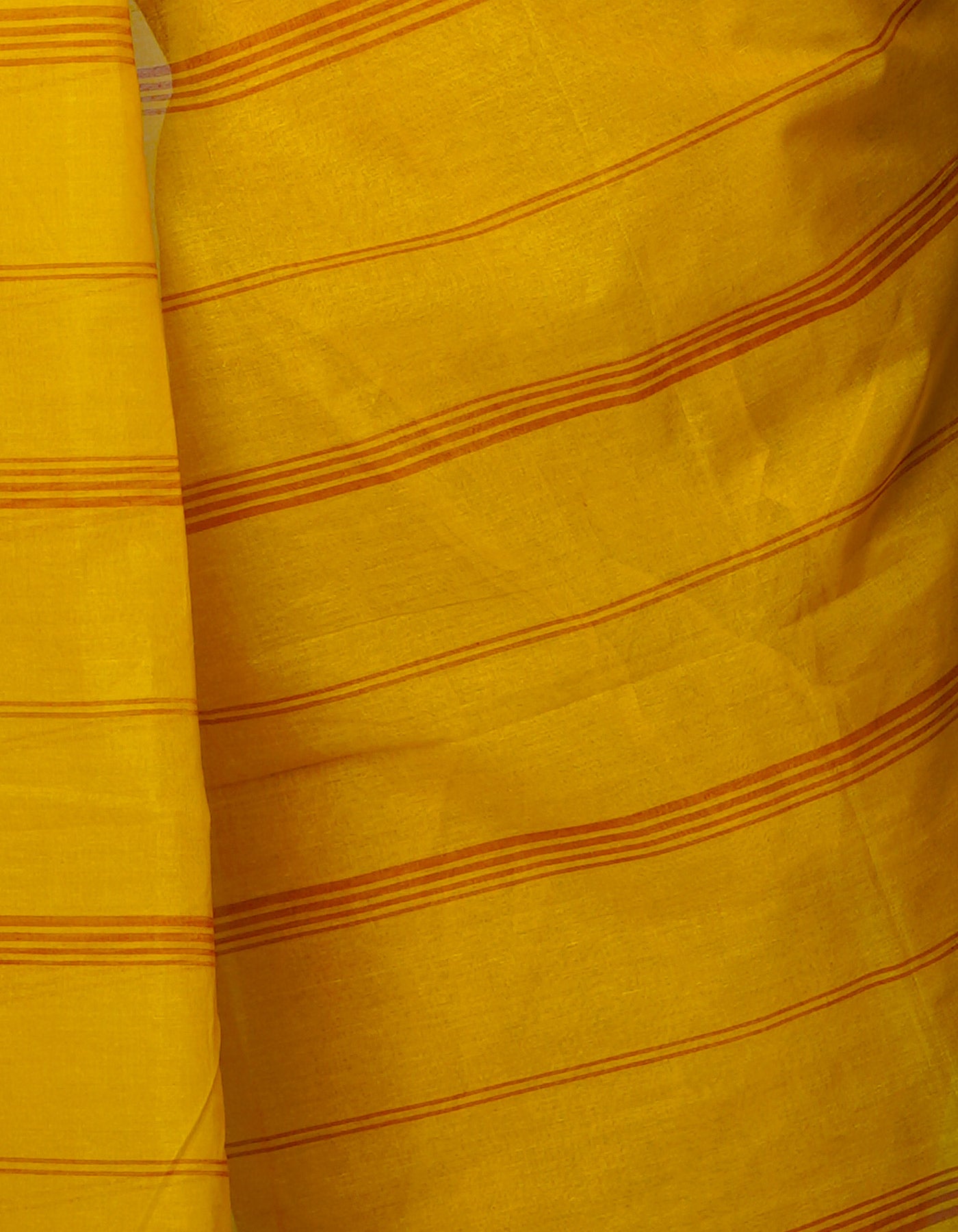 Mustard Yellow Pure  Handloom Superfine Bengal Cotton Saree-UNM69678