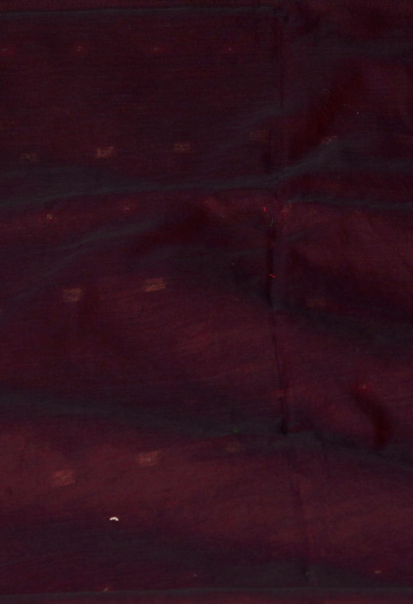 Burgundy Pure Handloom Dhakai Jamdhani Cotton Silk Saree-UNM70260