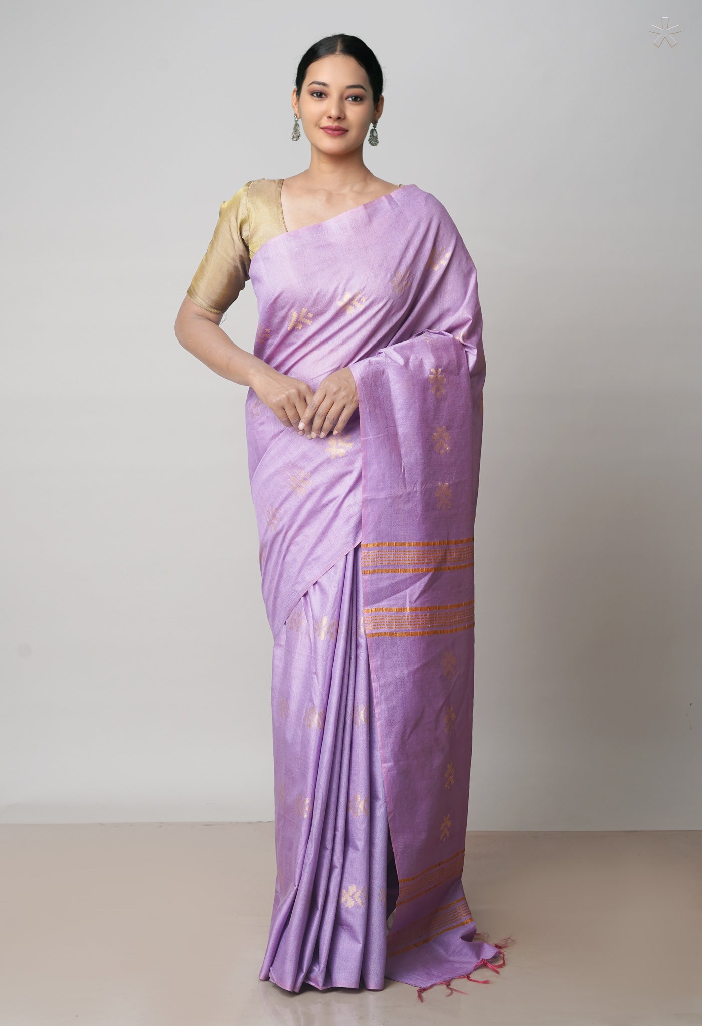 Violet Chanderi Sico Saree-UNM71270