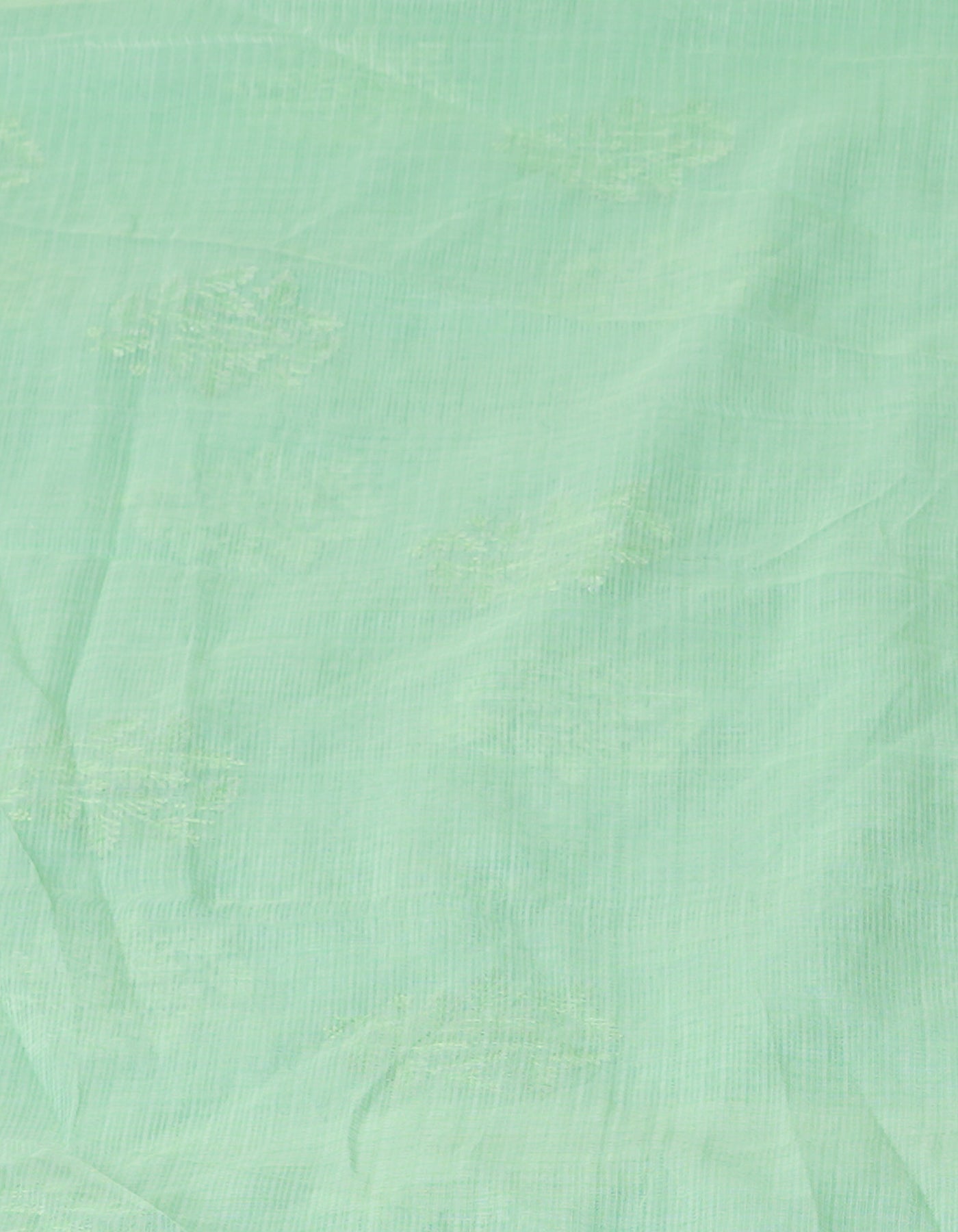 Green Pure Sequence Embroidery Kota Cotton Saree